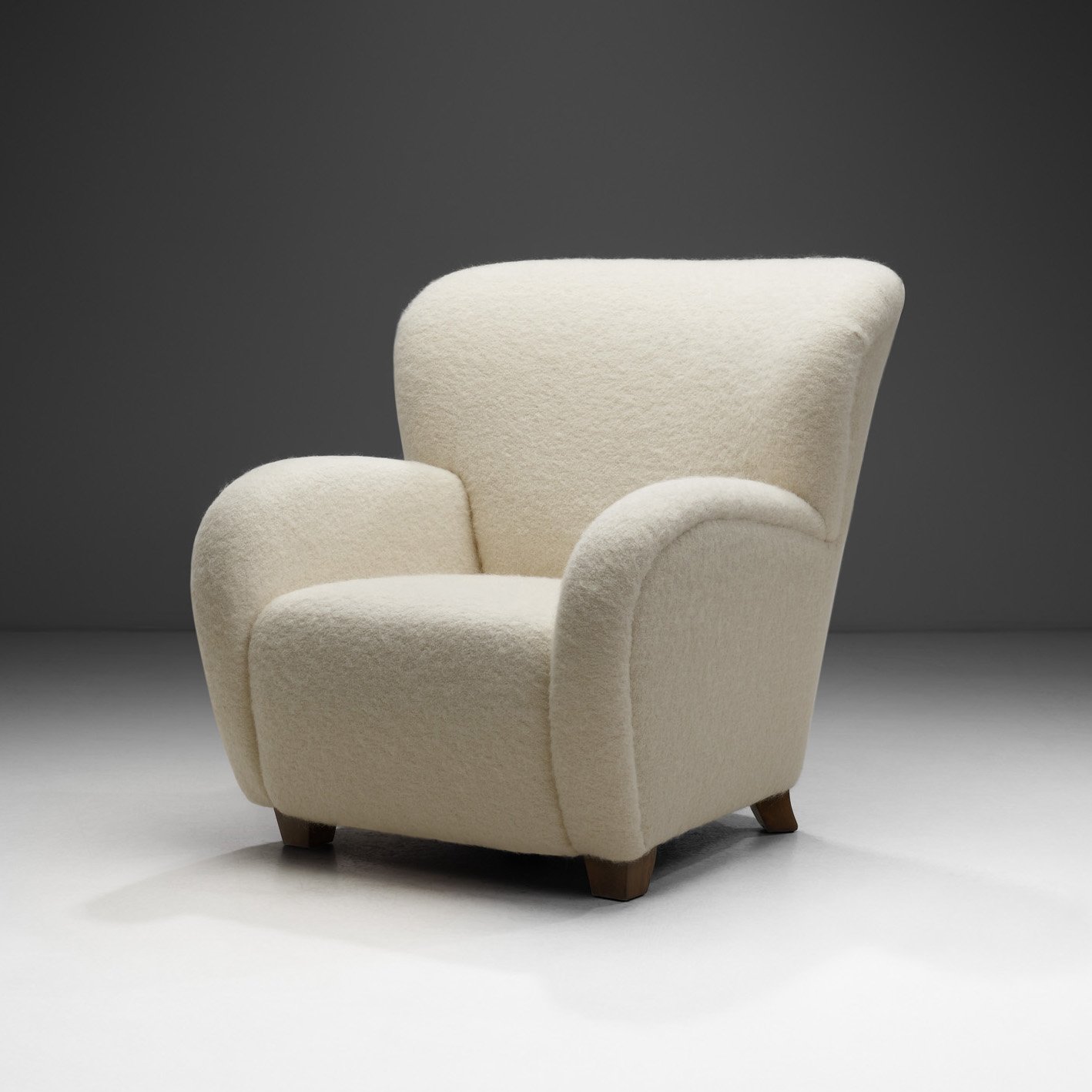 Mid-Century Modern European Cabinetmaker Lounge Chair, Europe 1950s