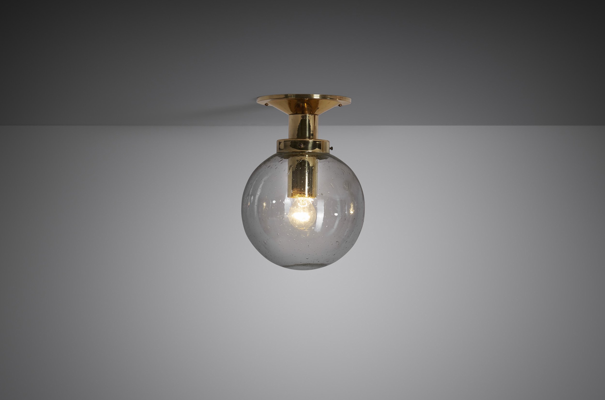 Hans-Agne Jakobsson Model "T-472" Ceiling Lamp for Markaryd, Sweden 1960s