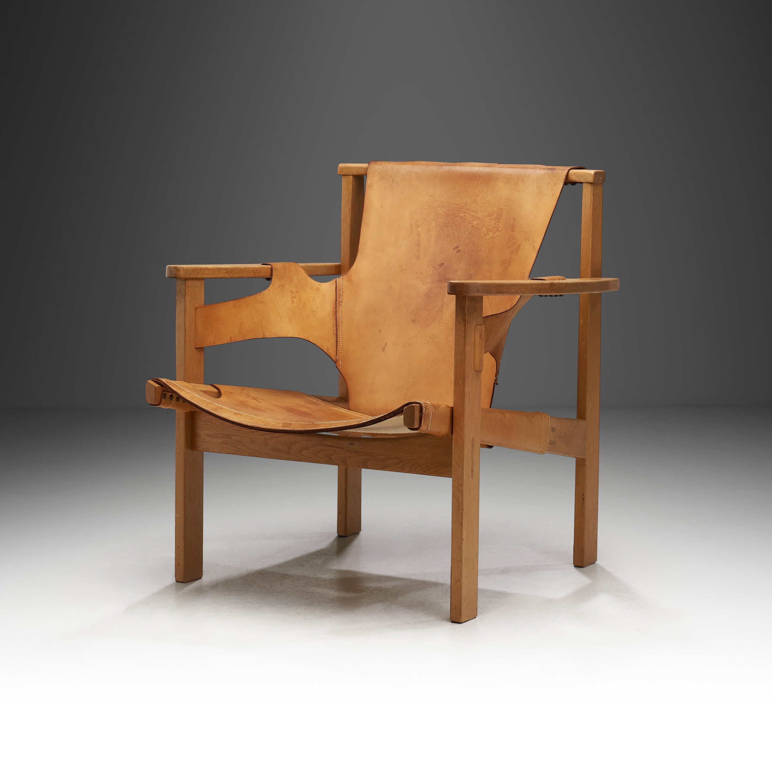 “Trienna” Armchair by Carl-Axel Acking for Nordiska Kompaniet, Sweden 1950s