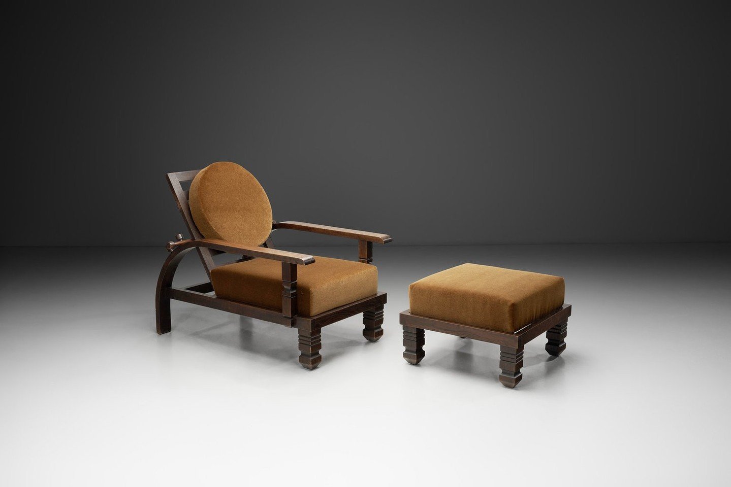 Today we're featuring a unique piece from our New Arrivals collection which has piqued the interest of one of our staff members:⁠
⁠
&quot;What I appreciate most about this chair and ottoman is their simplicity without feeling characterless. The clean