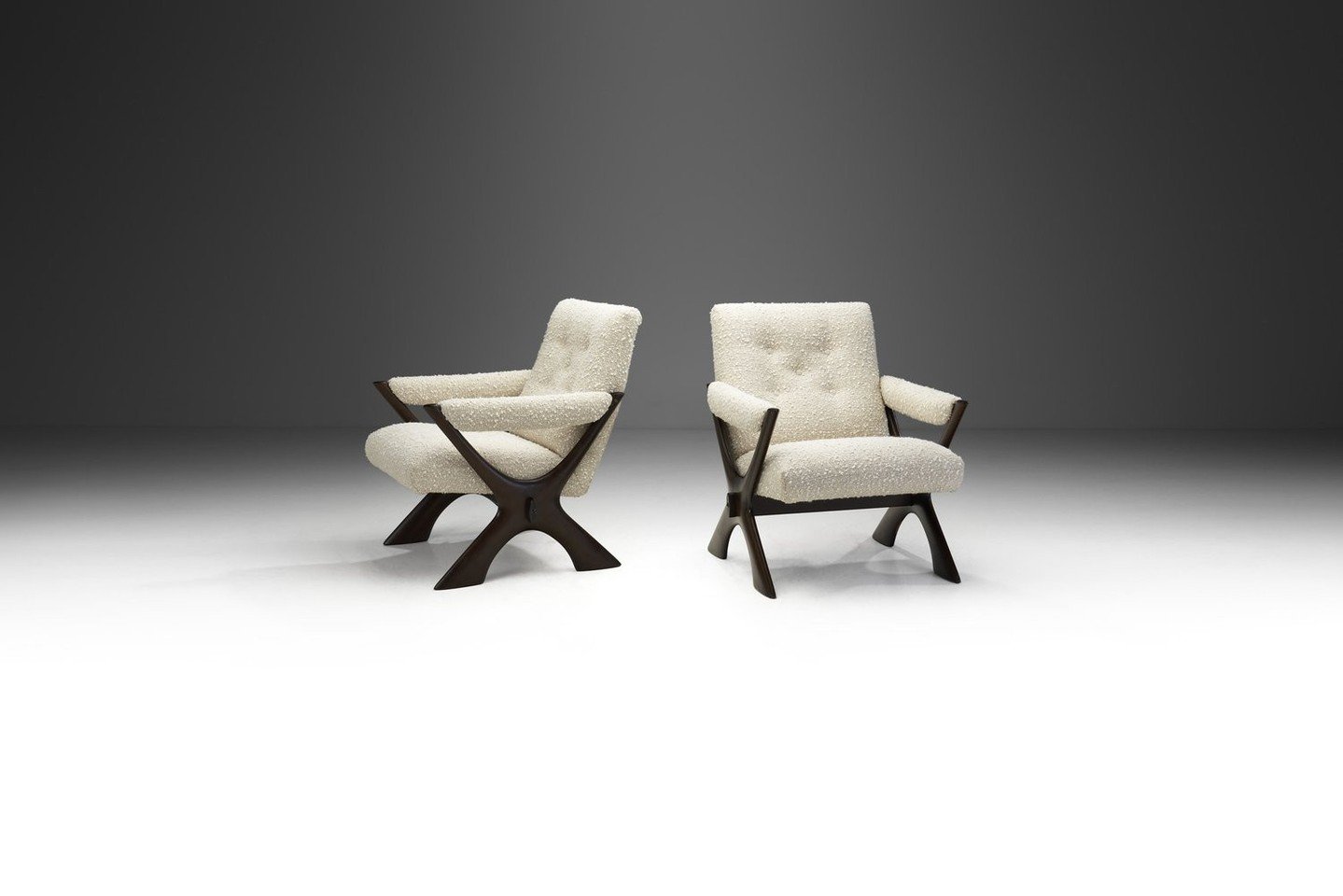 The Condor Armchairs: A rare set by Swedish designer Fredrik Schriever-Abeln.⁠
⁠
Long misattributed to Illum Wikkels&oslash;, Schriever-Abeln&rsquo;s Condor series has only recently been properly recognized, making these designs increasingly sought a