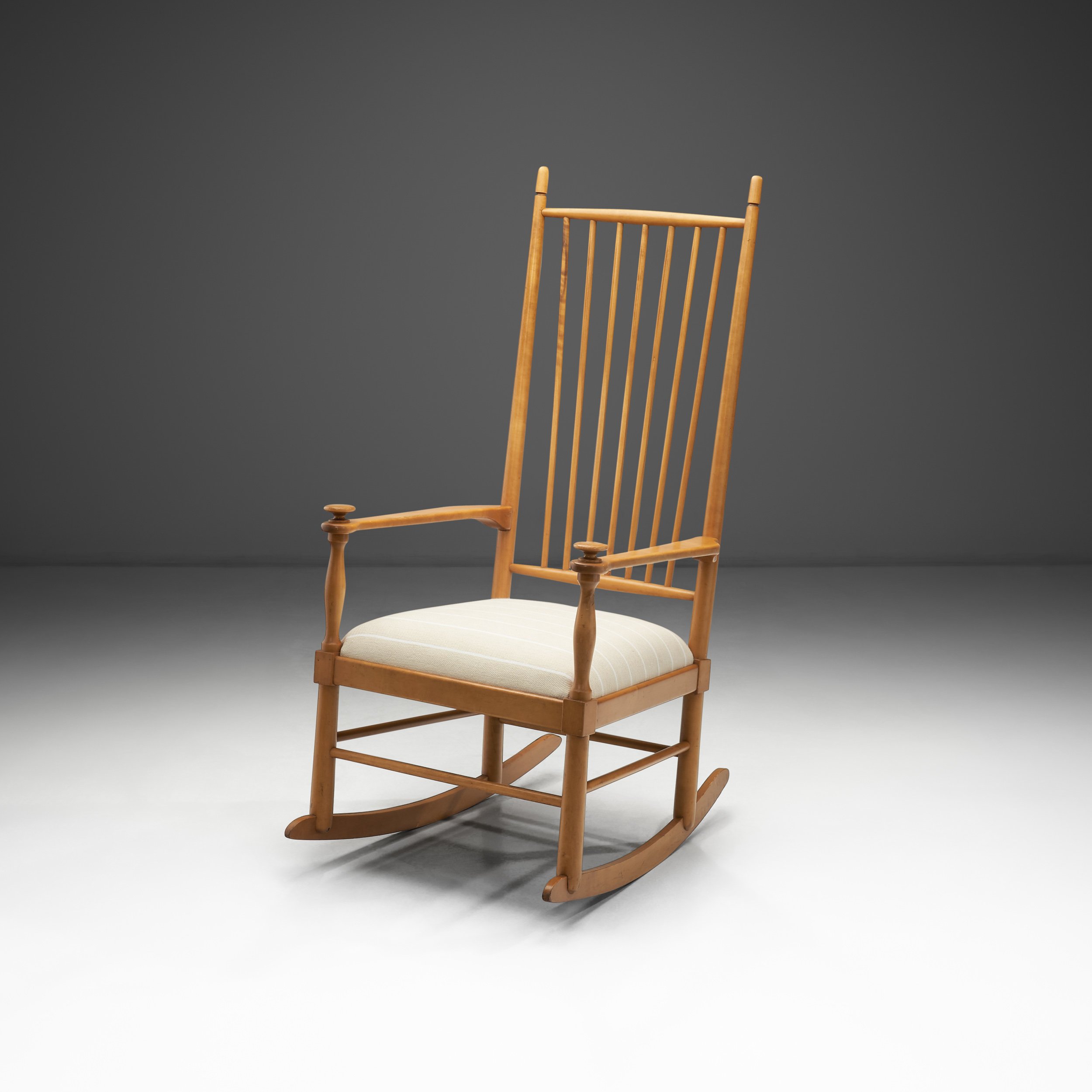 Karl-Axel Adolfsson “Isabella” Rocking Chair for Gemla, Sweden 20th Century