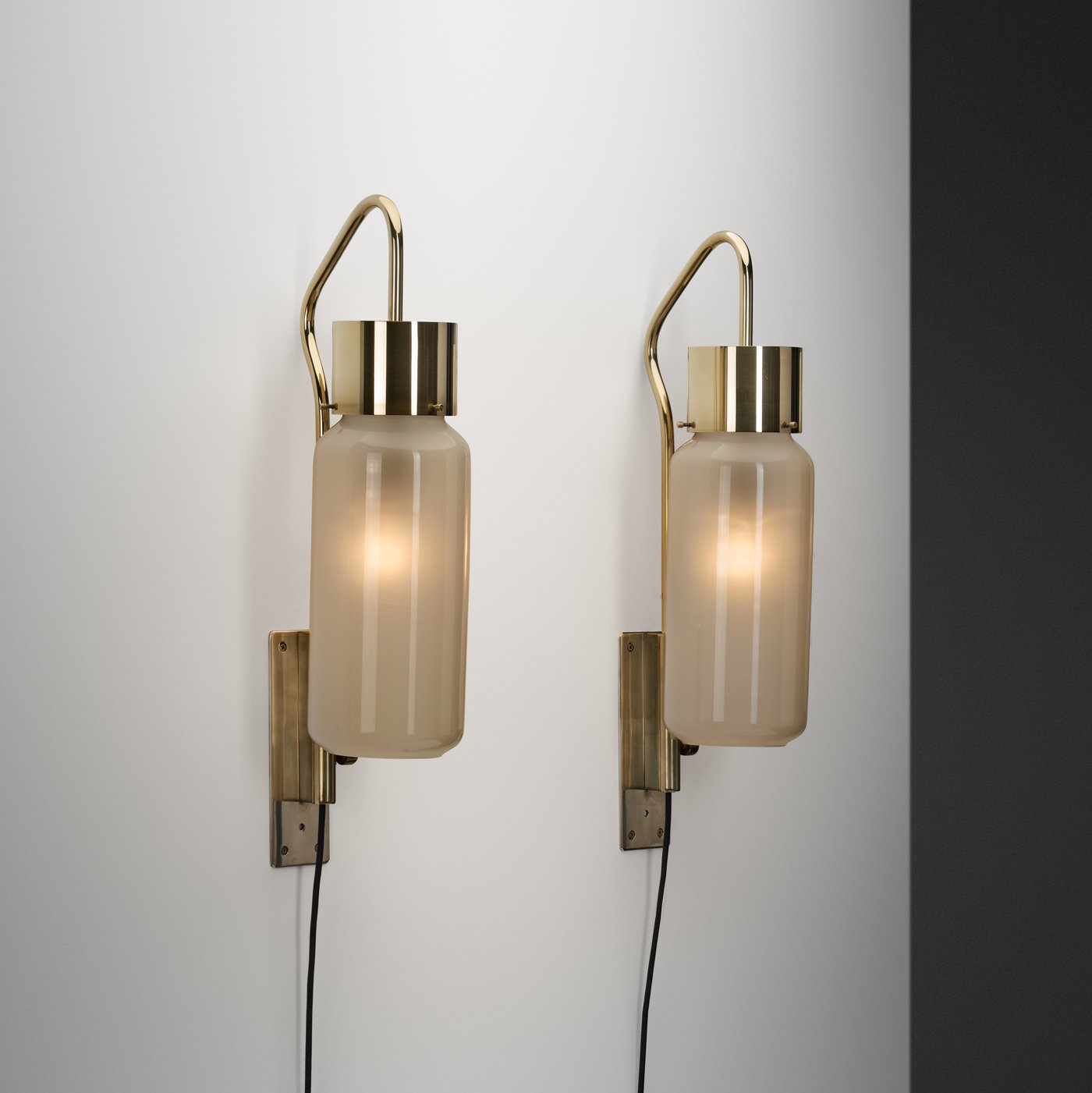 Pair of Model "LP 10" Wall Lights by Luigi Caccia Dominioni for Azucena, Italy 1950s