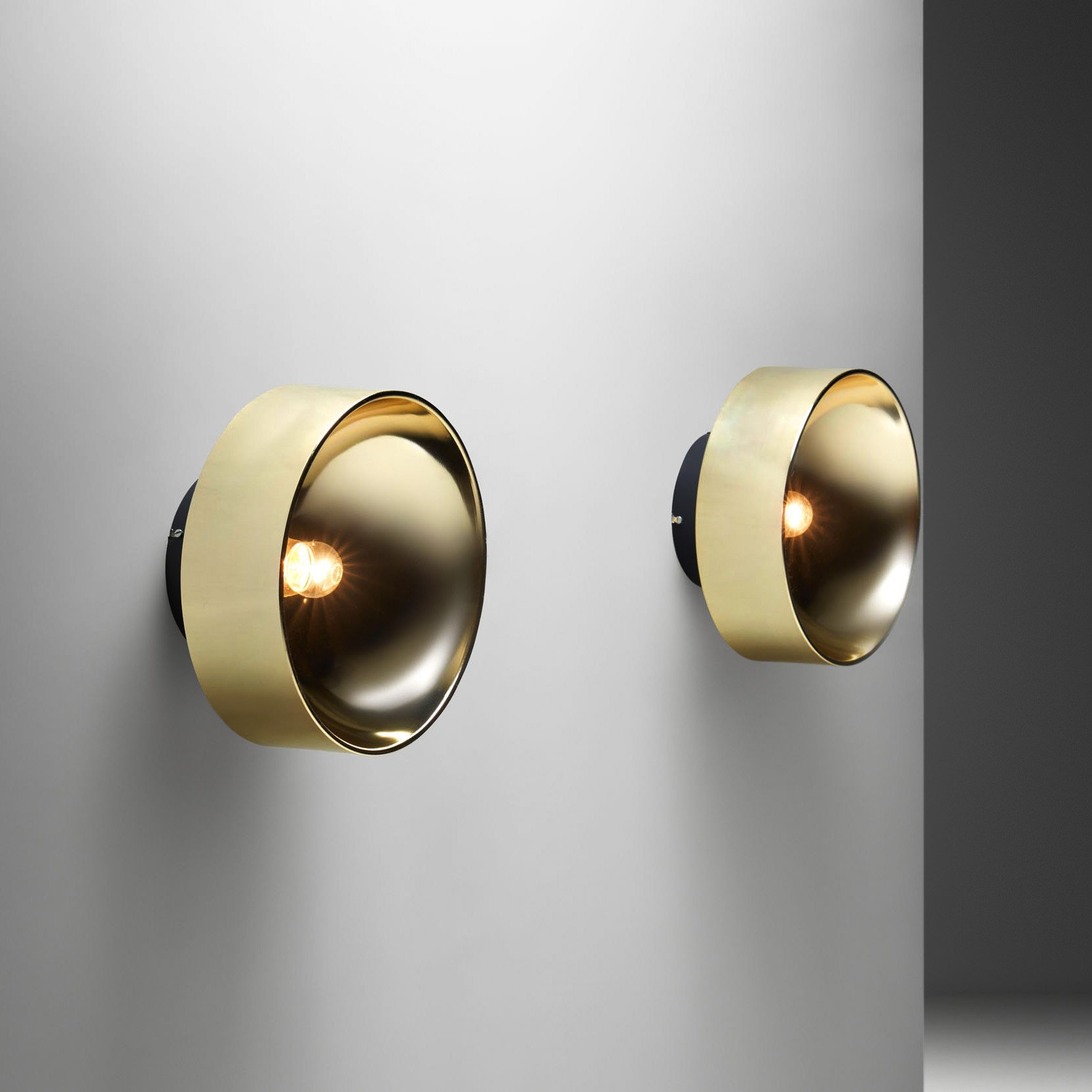 Pair of Peter Celsing Wall Lamps for Falkenbergs Belysning, Sweden 1966