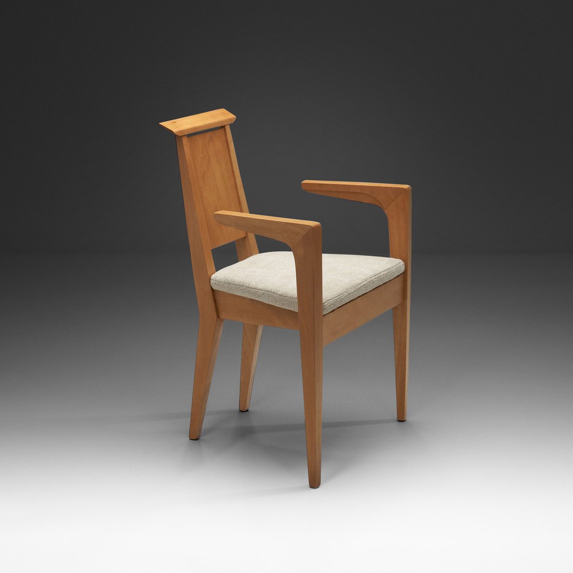 Sculptural Beech Prototype Chair by Stefan Wewerka, Germany Second half of the 20th Century