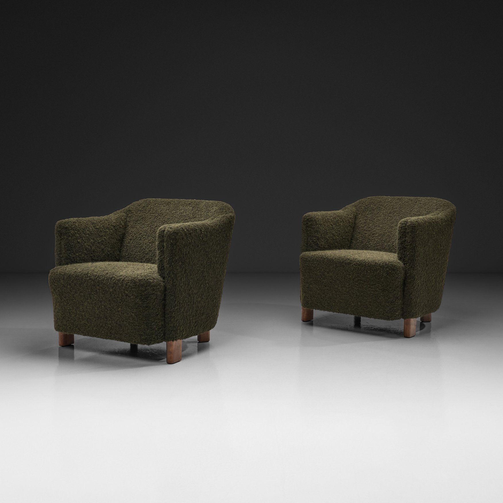 Pair of Model "217" Continent Armchairs by Asko, Finland 1930s