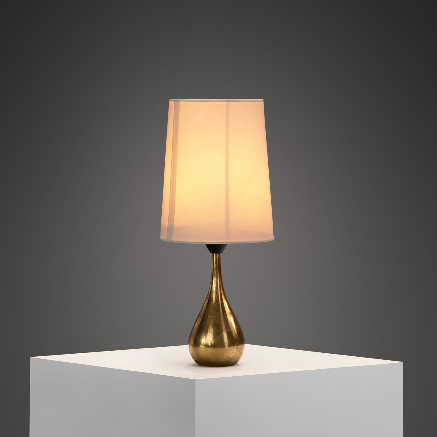 “K11-21” Brass Table Lamp by Mauri Almari for Idman Oy, Finland 1950s