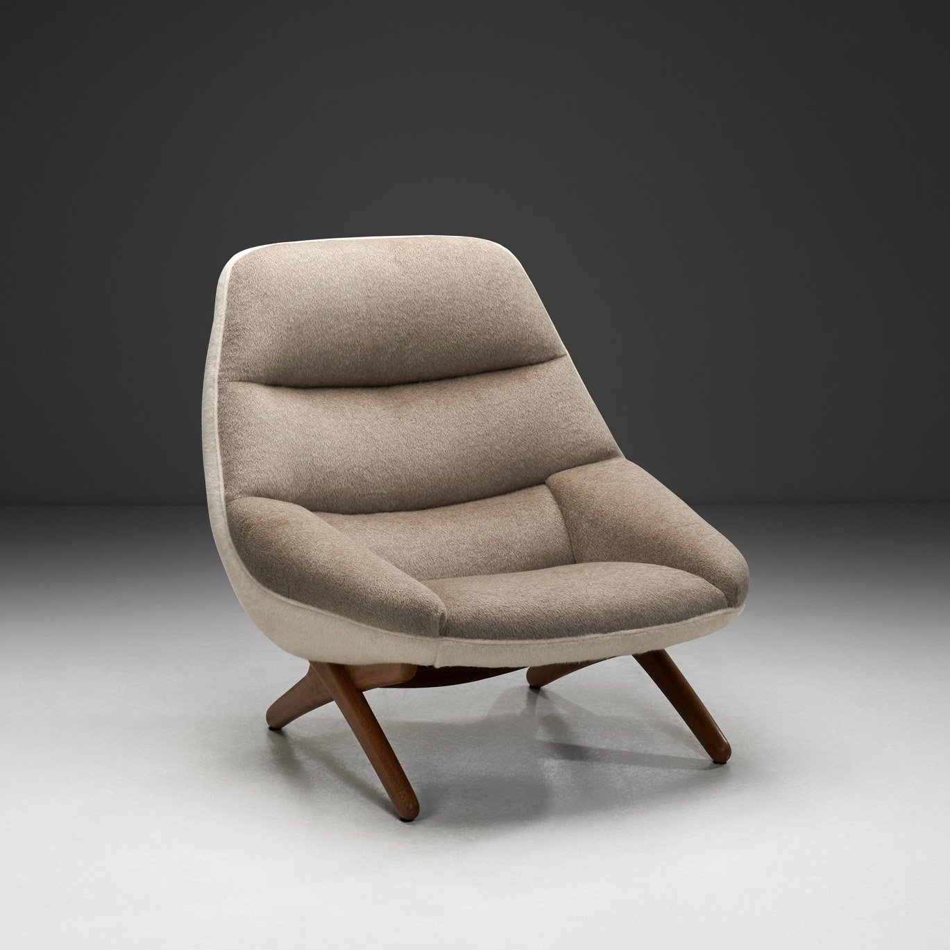 “ML 91" Lounge Chair by Illum Wikkelsø for Mikael Laursen, Denmark 1950s
