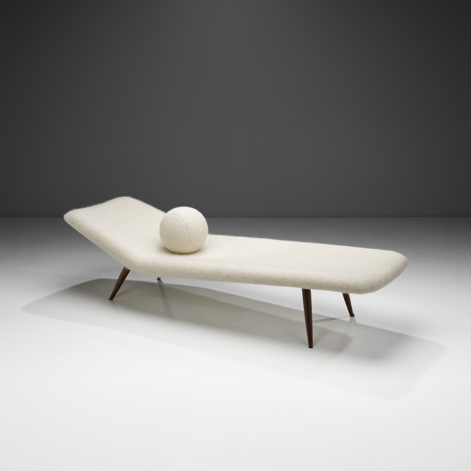 Daybed in the manner of Theo Ruth with Matching Pillow, Europe 20th Century