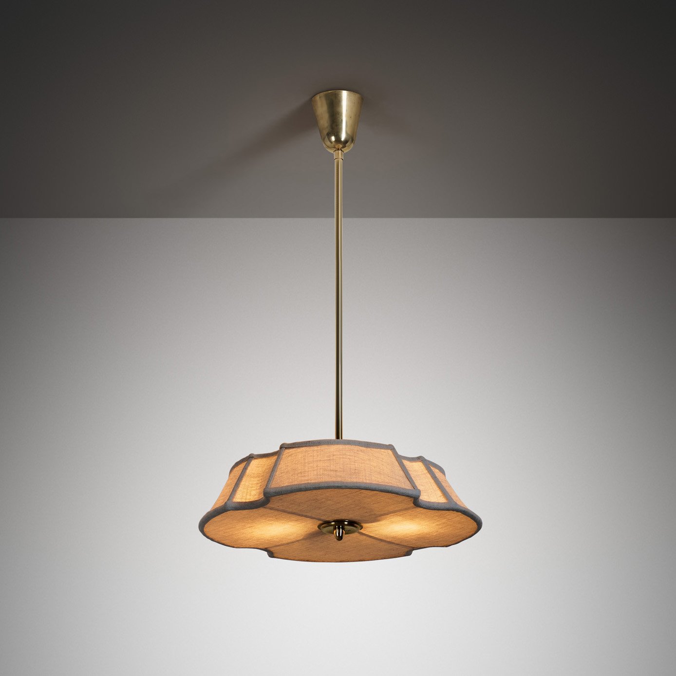 Finnish Modern Hanging Lamp by Pohjoismainen Sähkö Oy, Finland Mid-20th Century