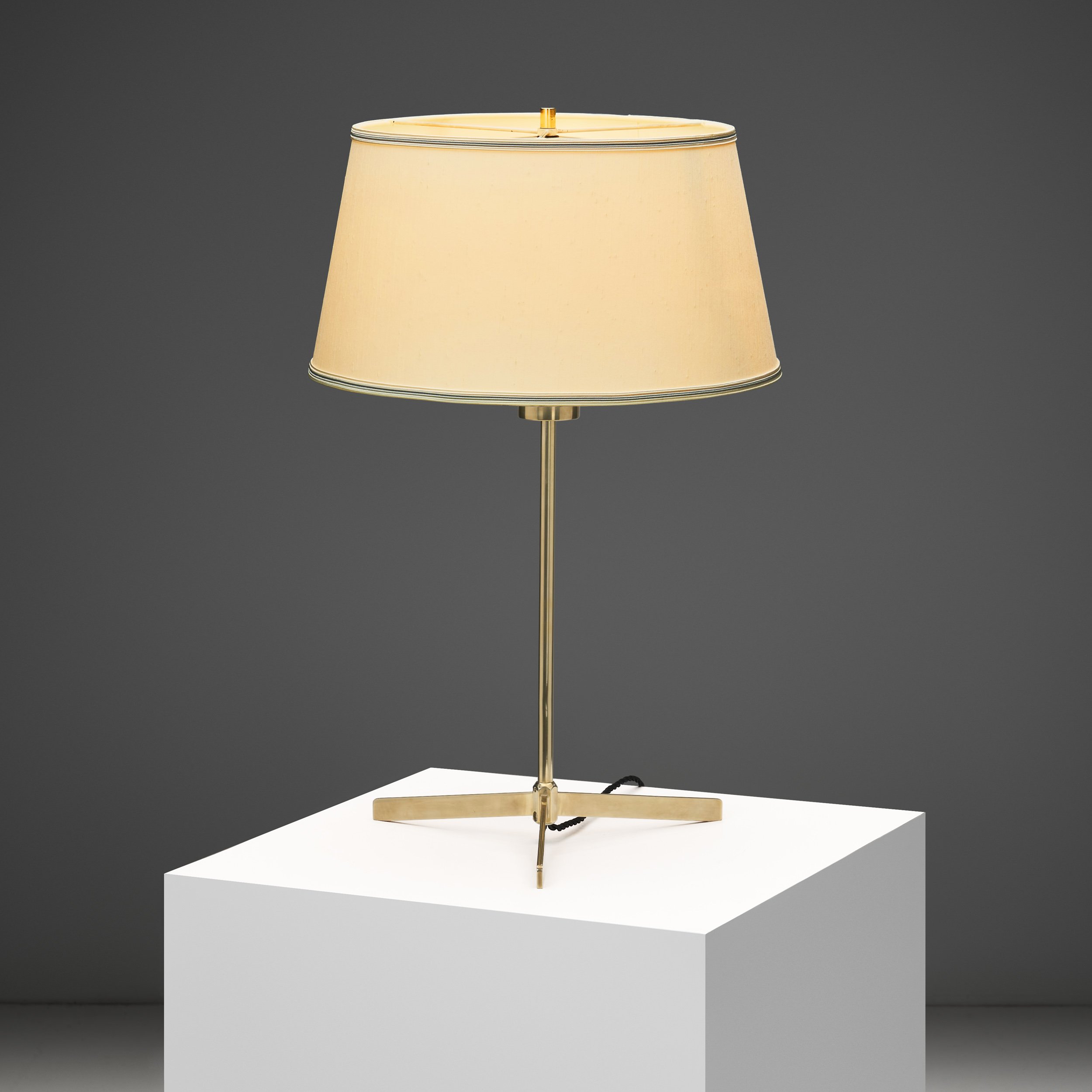 Model "B-31" Brass Table Lamp by Bergboms, Sweden Mid-20th Century