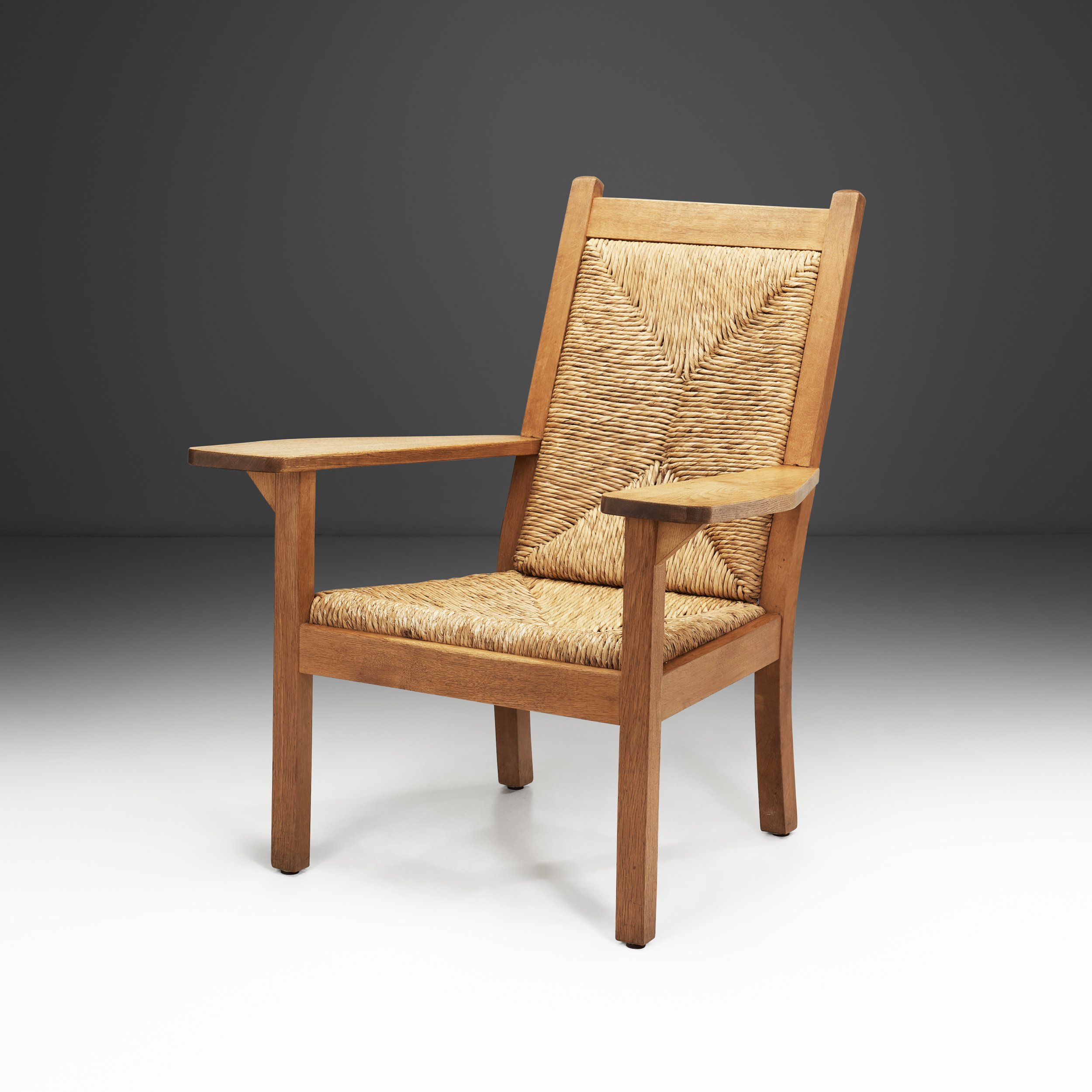 Wicker Armchair by Willi Ohler for Worpsweden, Germany First half of the 20th Century