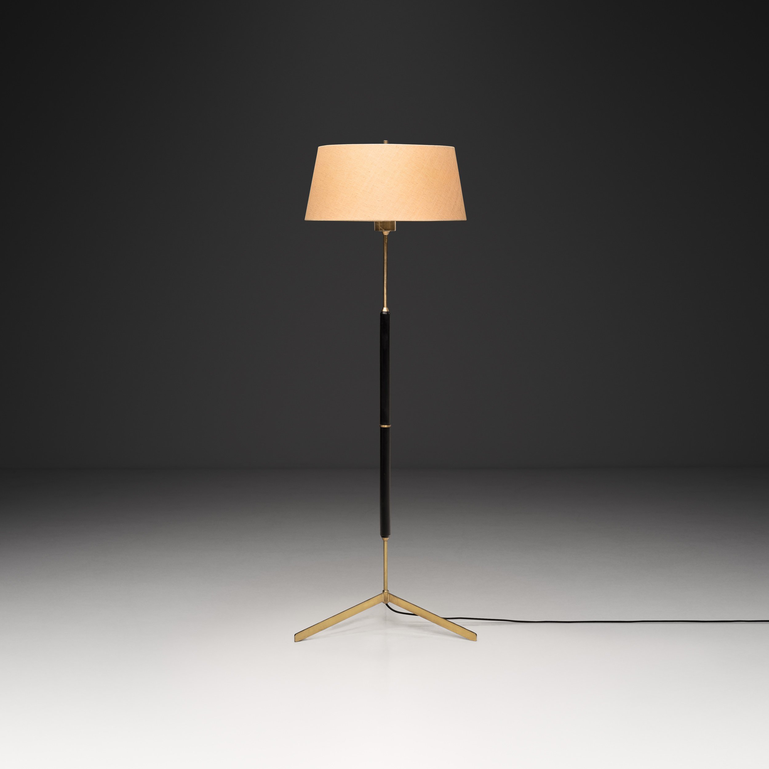 Model "G-31" Floor Lamp by Bergboms, Sweden Mid-20th Century