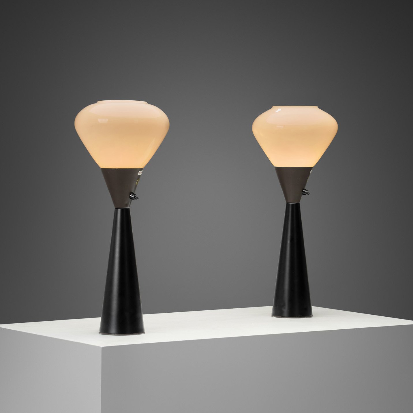 Pair of Table Lamps by Lisa Johansson-Pape for ASEA, Sweden 1950s