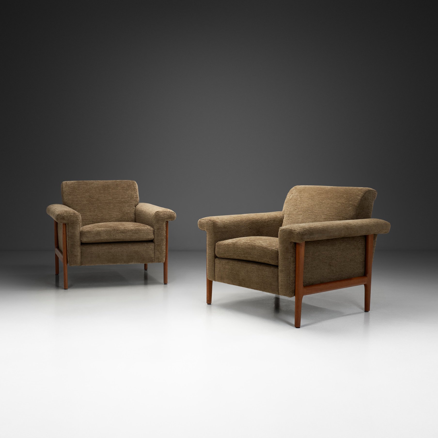 Pair of Armchairs by David Rosén for Nordiska Kompaniet, Sweden ca 1960s (sold)
