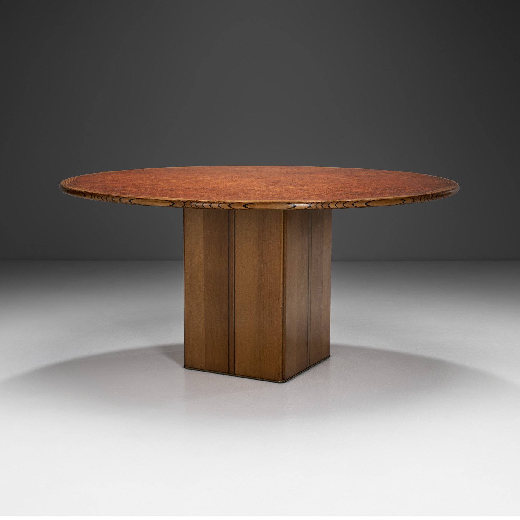Afra and Tobia Scarpa "Africa" Walnut Dining Table for Maxalto, Italy 1975 (sold)