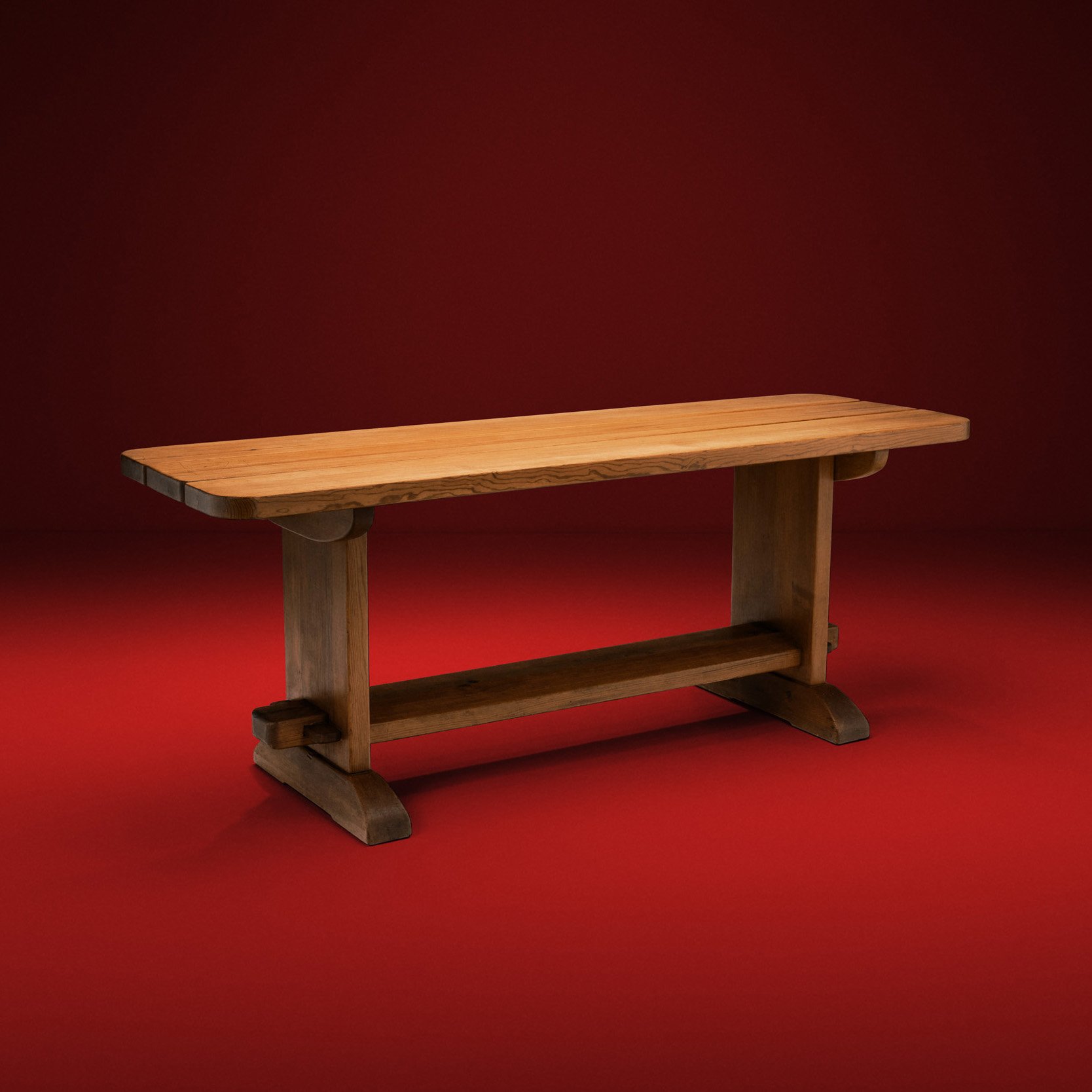 Axel Einar Hjorth "Skoga" Dining Table in Pine for Nordiska Kompaniet, Sweden 1932