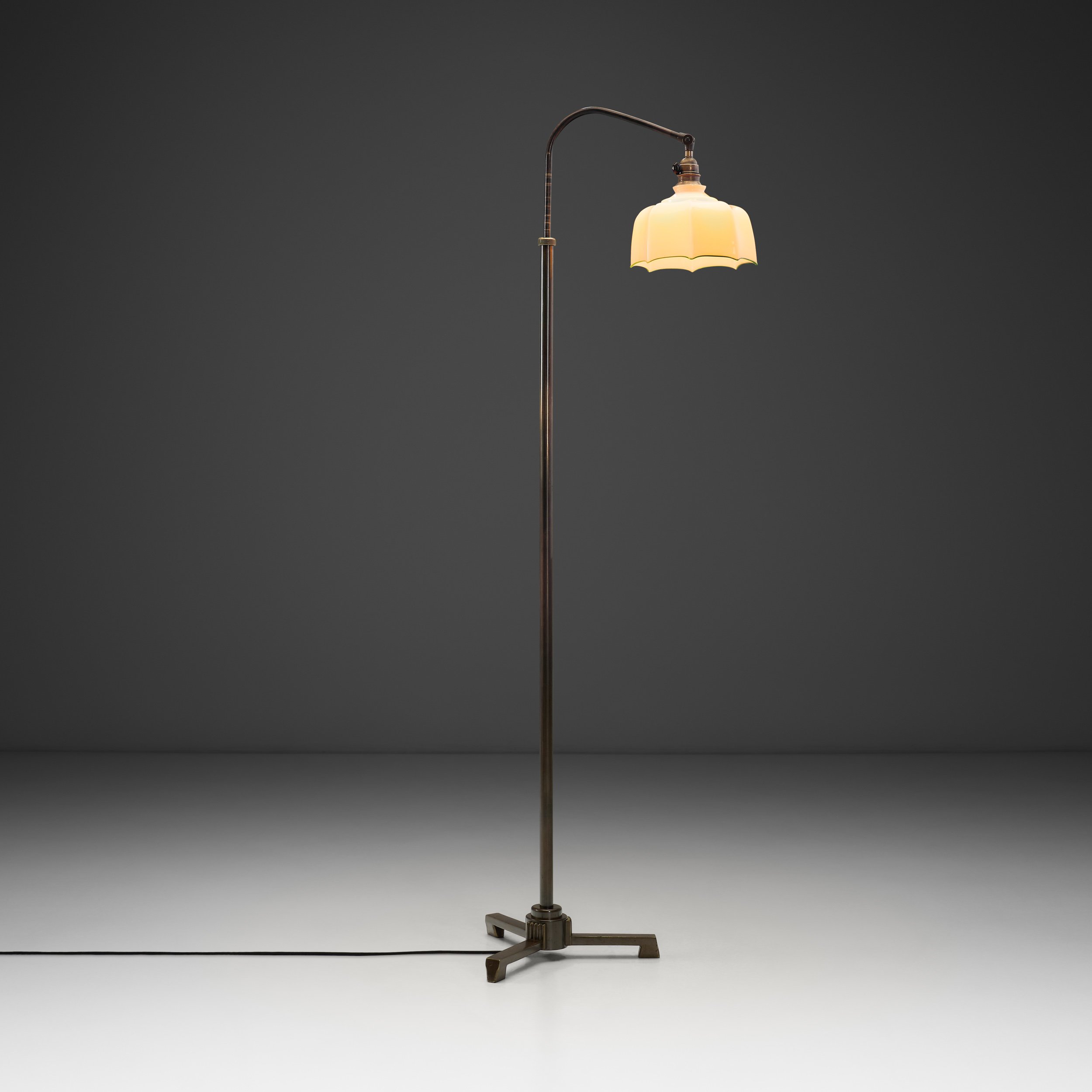 Model "E103" Art Deco Floor Lamp by Böhlmarks, Sweden 1930s (sold)
