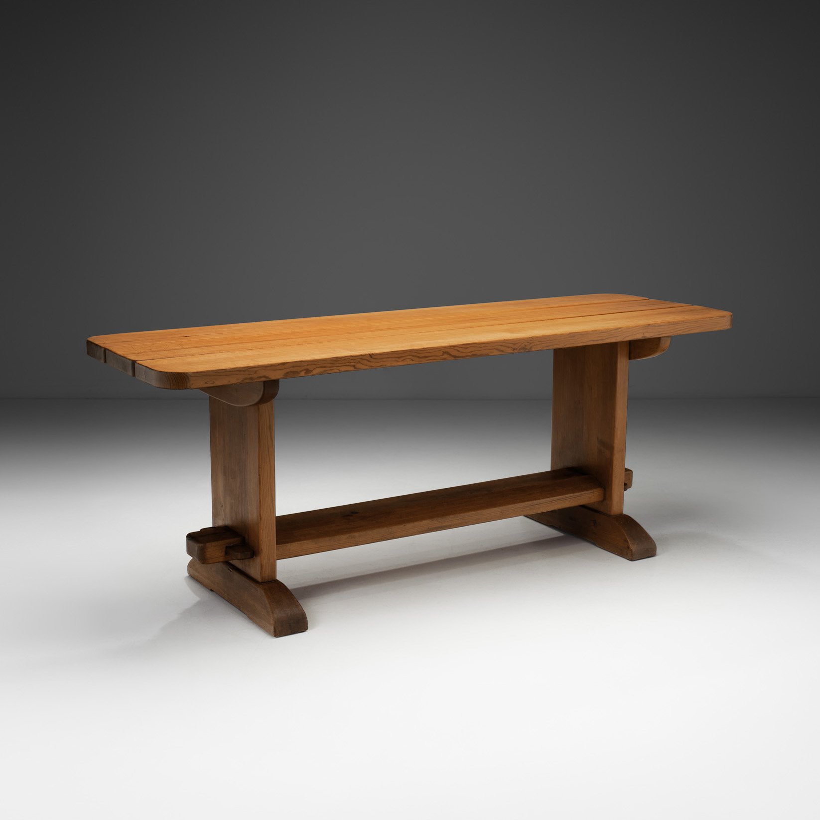 Axel Einar Hjorth "Skoga" Dining Table in Pine for Nordiska Kompaniet, Sweden 1932