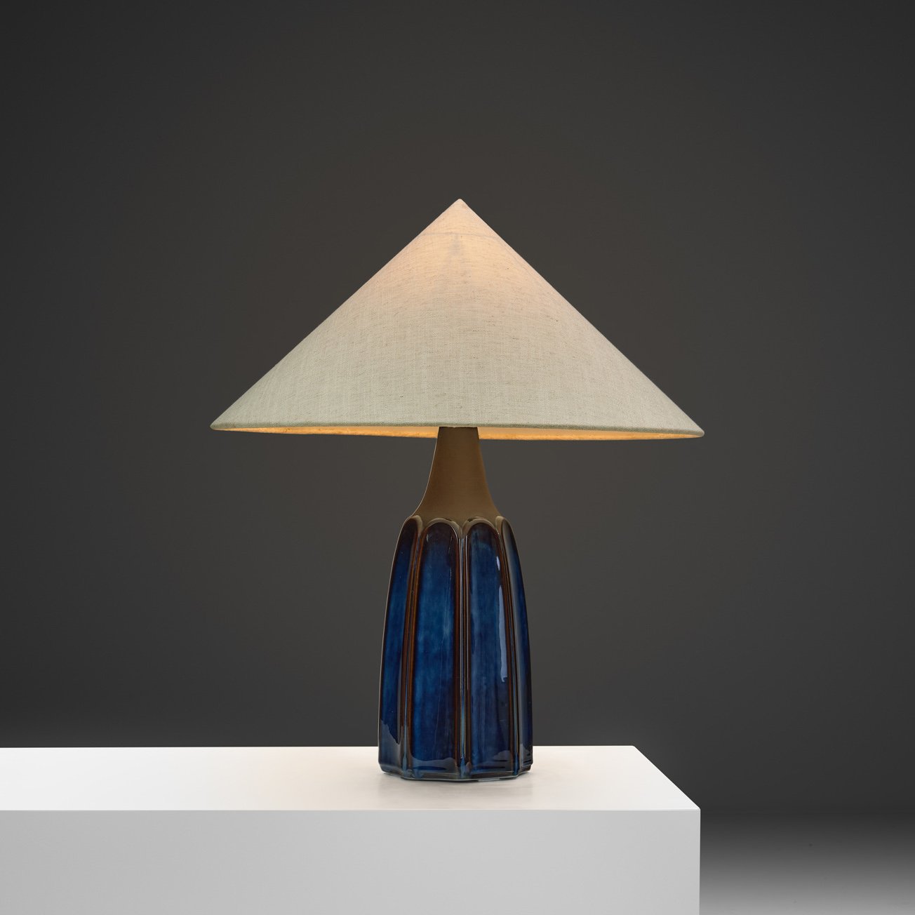 Stoneware Table Lamp by Einar Johansen for Søholm, Denmark 1960s
