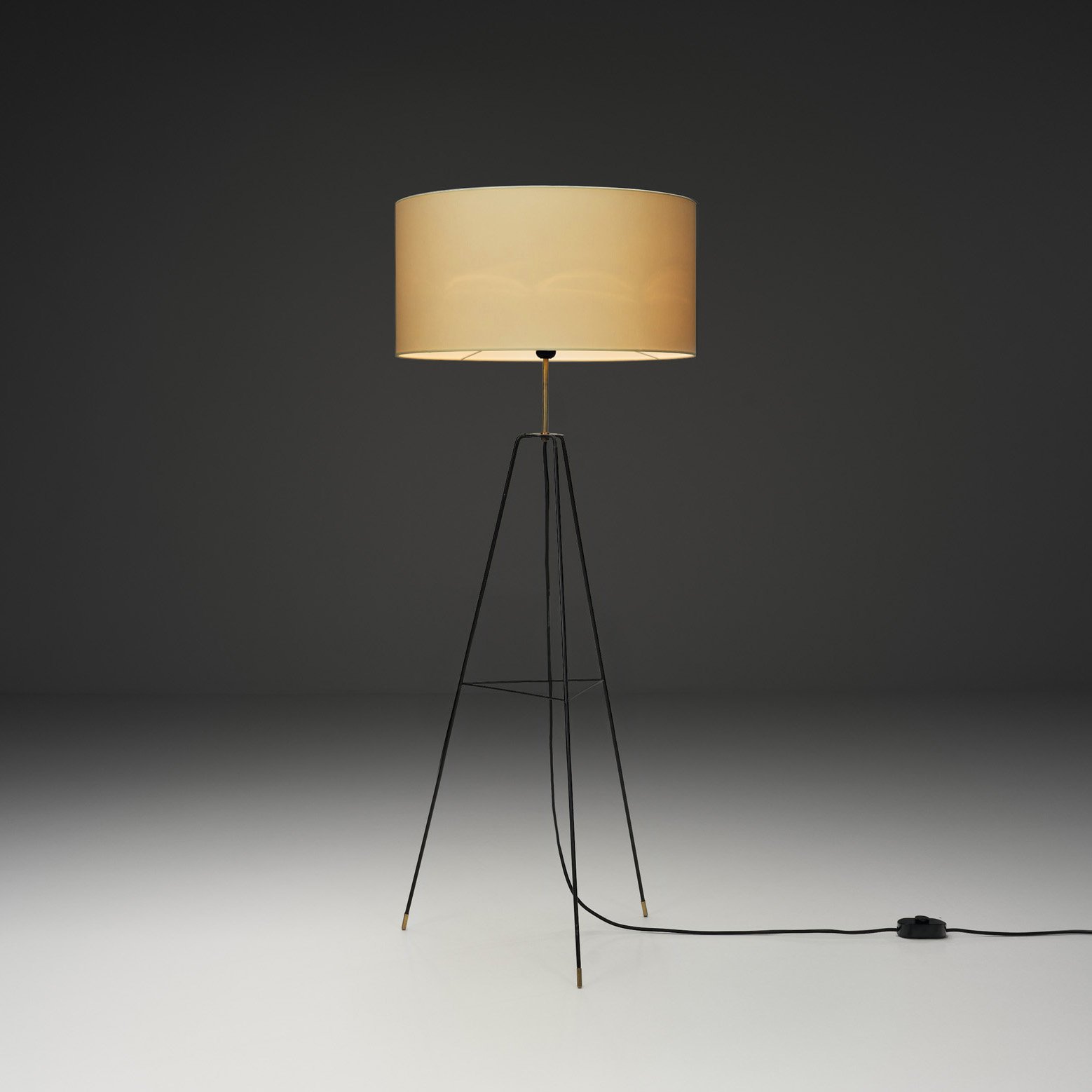 Swedish Modern Tripod Floor Lamp, Sweden Mid-20th Century