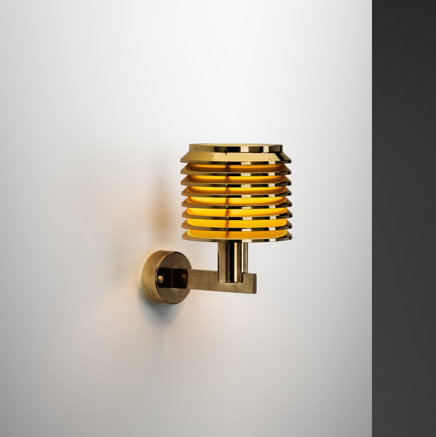 Hans-Agne Jakobsson Model "V-299" Wall Lamp for Markaryd, Sweden ca 1960s