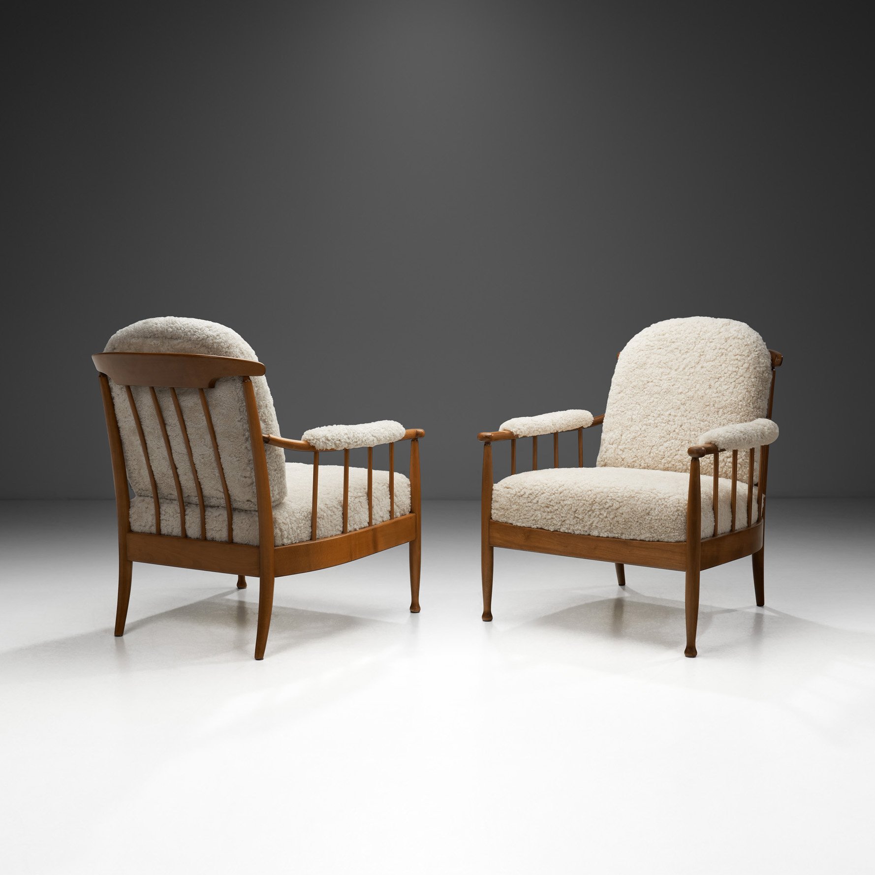 Pair of "Skrindan" Armchairs by Kerstin Hörlin-Holmquist for OPE Möbler, Sweden 1960s
