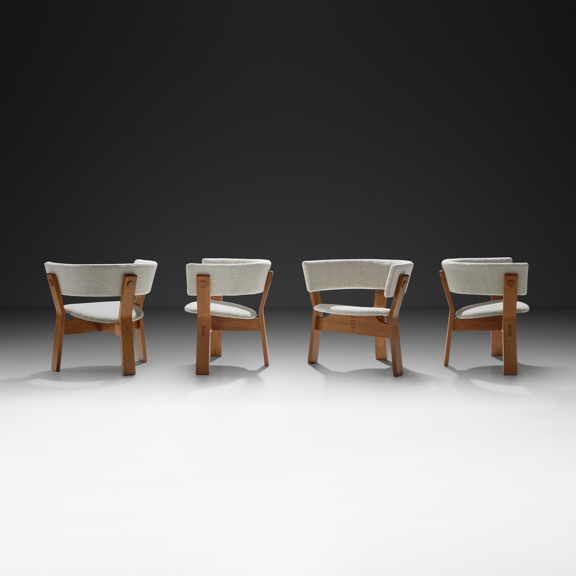 Set of Four "College" Dining Chairs by Steen Østergaard for Stol-Ex, Denmark 1960s