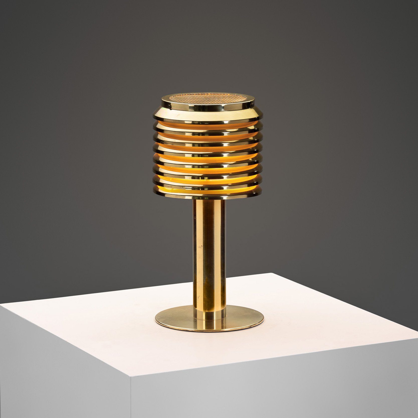 Model "B142" Brass Table Lamp by Hans-Agne Jakobsson for AB Markaryd, Sweden ca 1960s