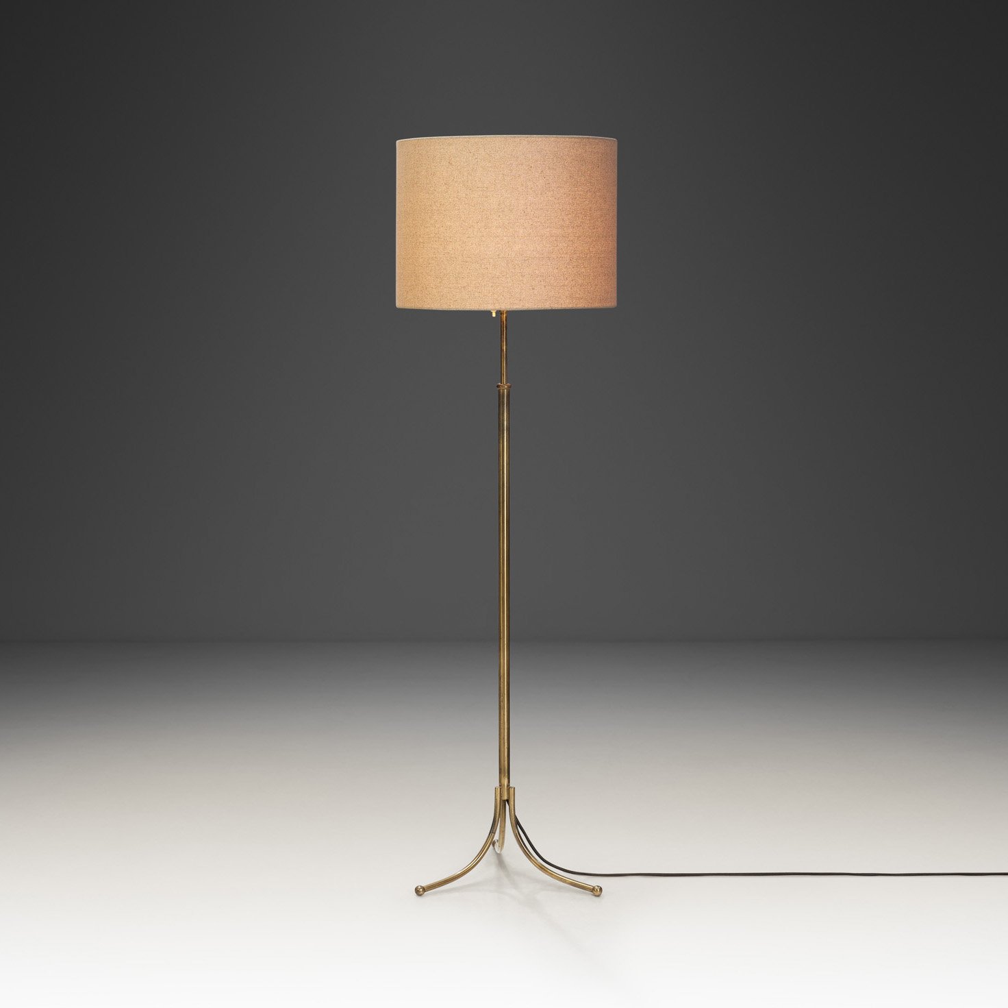 Model "2326" Adjustable Floor Lamp by Josef Frank for Svenskt Tenn, Sweden ca 1930s