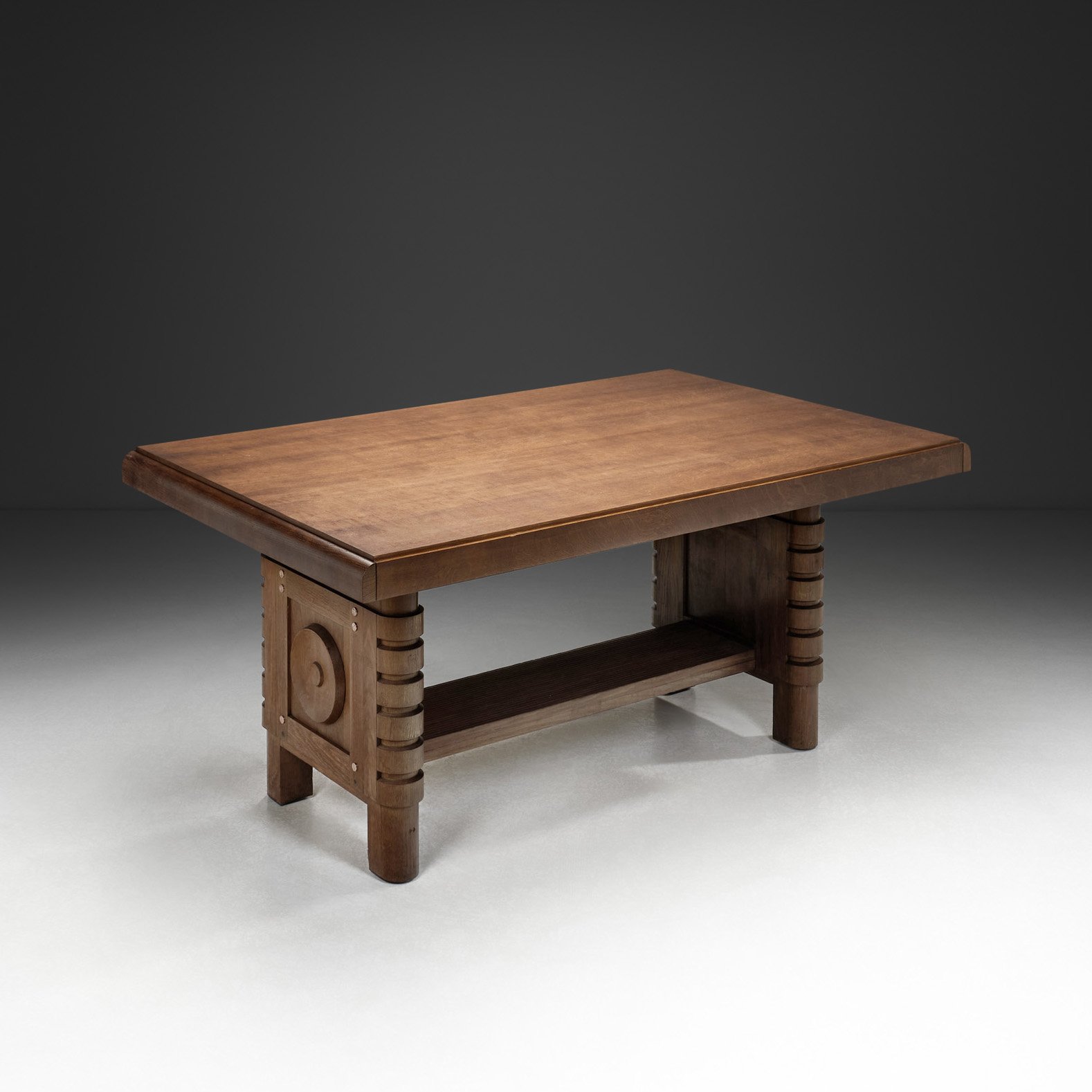 Art Deco Dining Table in the manner of Charles Dudouyt, France 1930s