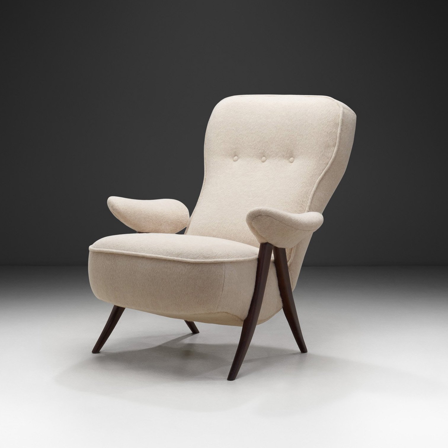 Theo Ruth "Model 105" Hairpin Armchair for Artifort, Netherlands 1950s