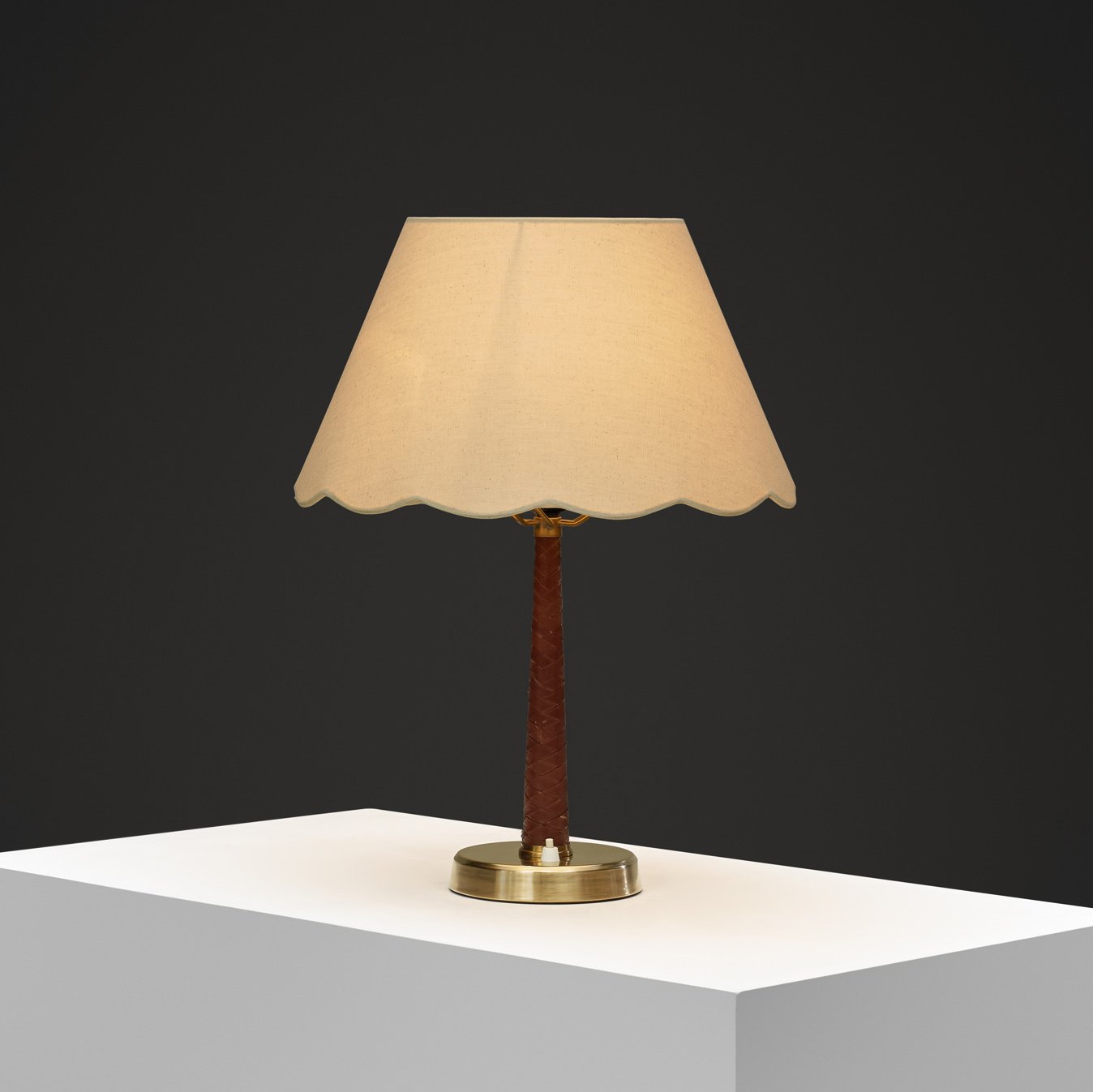 Model "700" Table Lamp by Hans Bergström for Ateljé Lyktan, Sweden ca 1940s