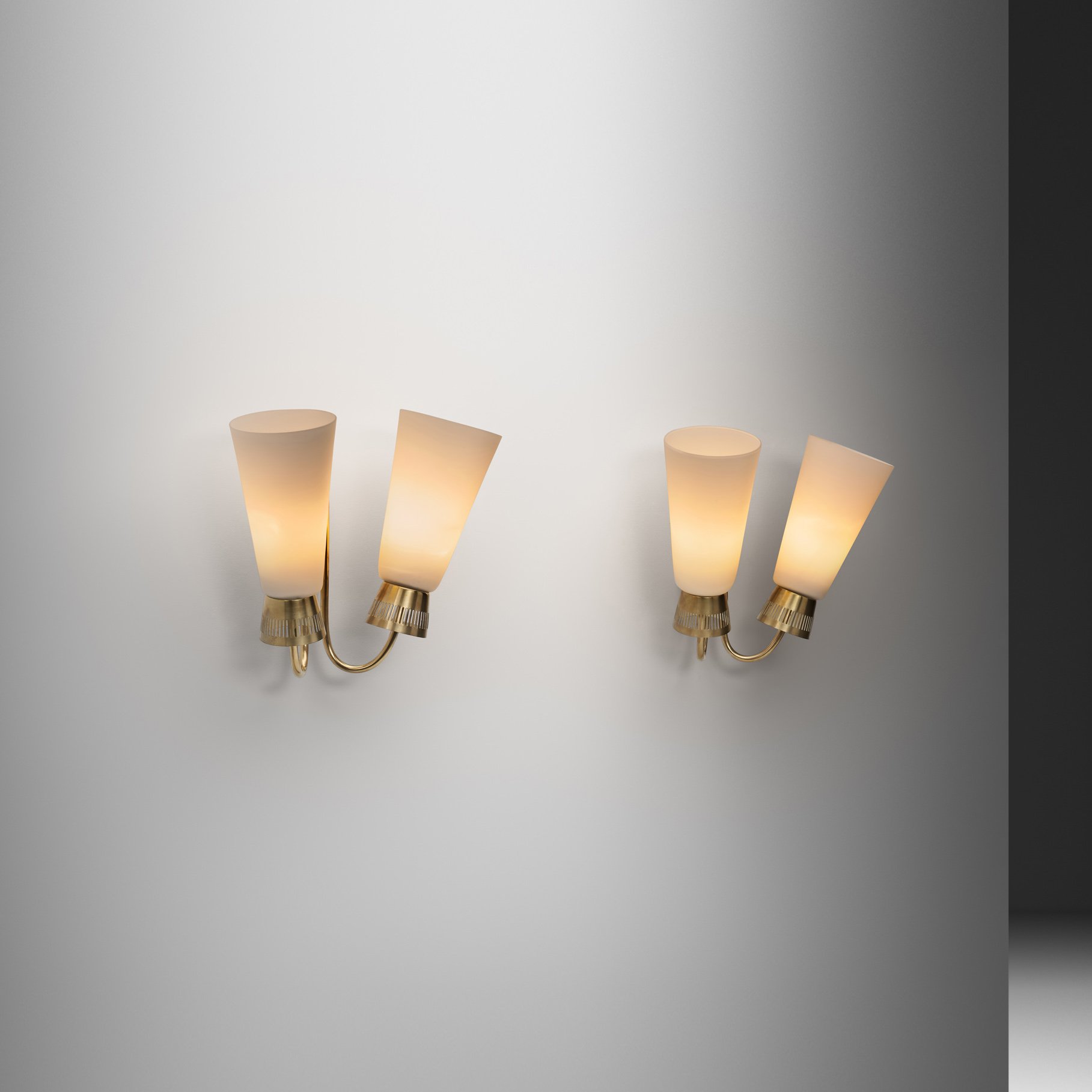 Model "EY60" Wall Lamps by Itsu, Finland Mid-20th Century