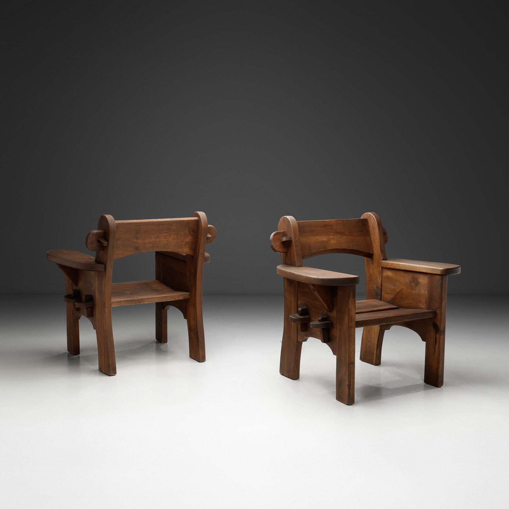Pair of "Berga" Armchairs by David Rosén for Nordiska Kompaniet, Sweden 1940s