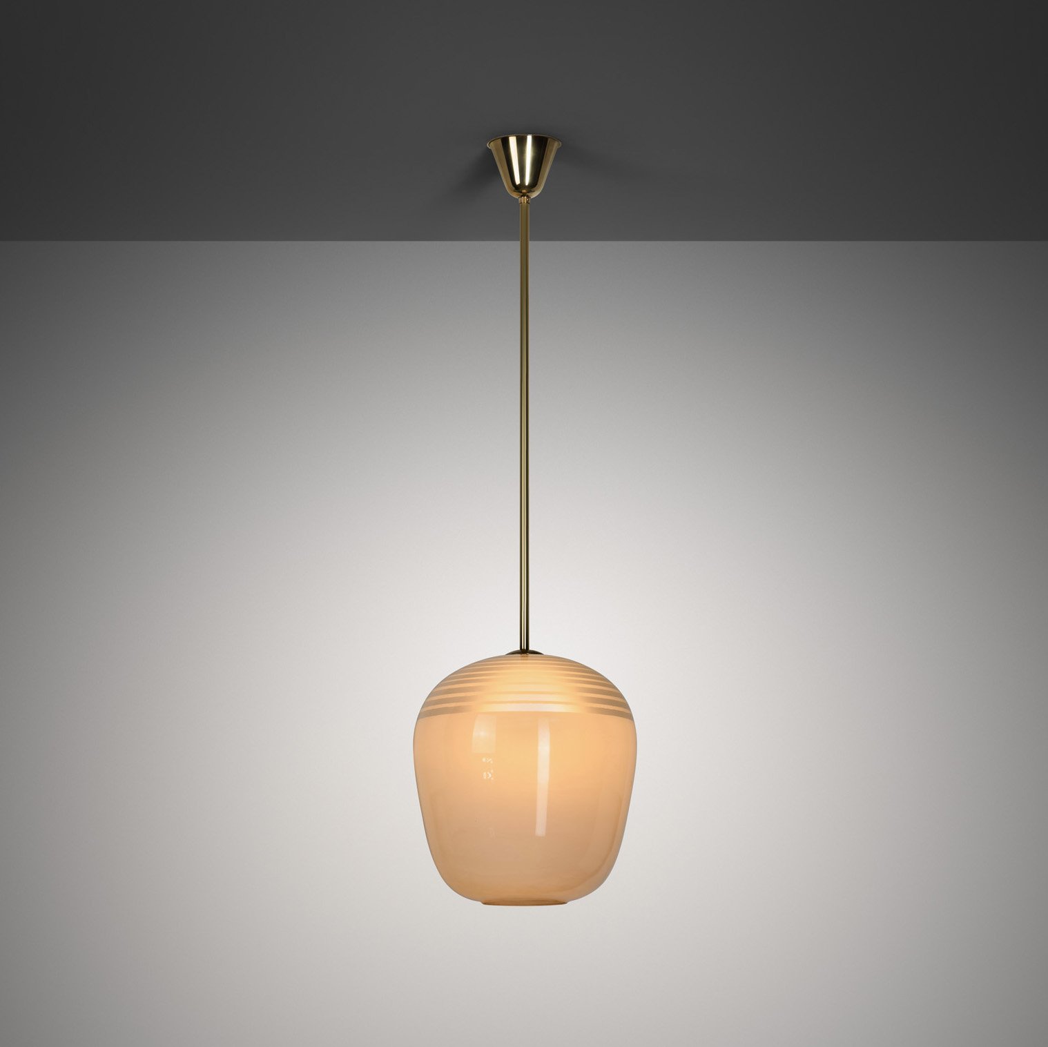 Swedish Modern Hanging Lamp by ASEA, Sweden 1940s
