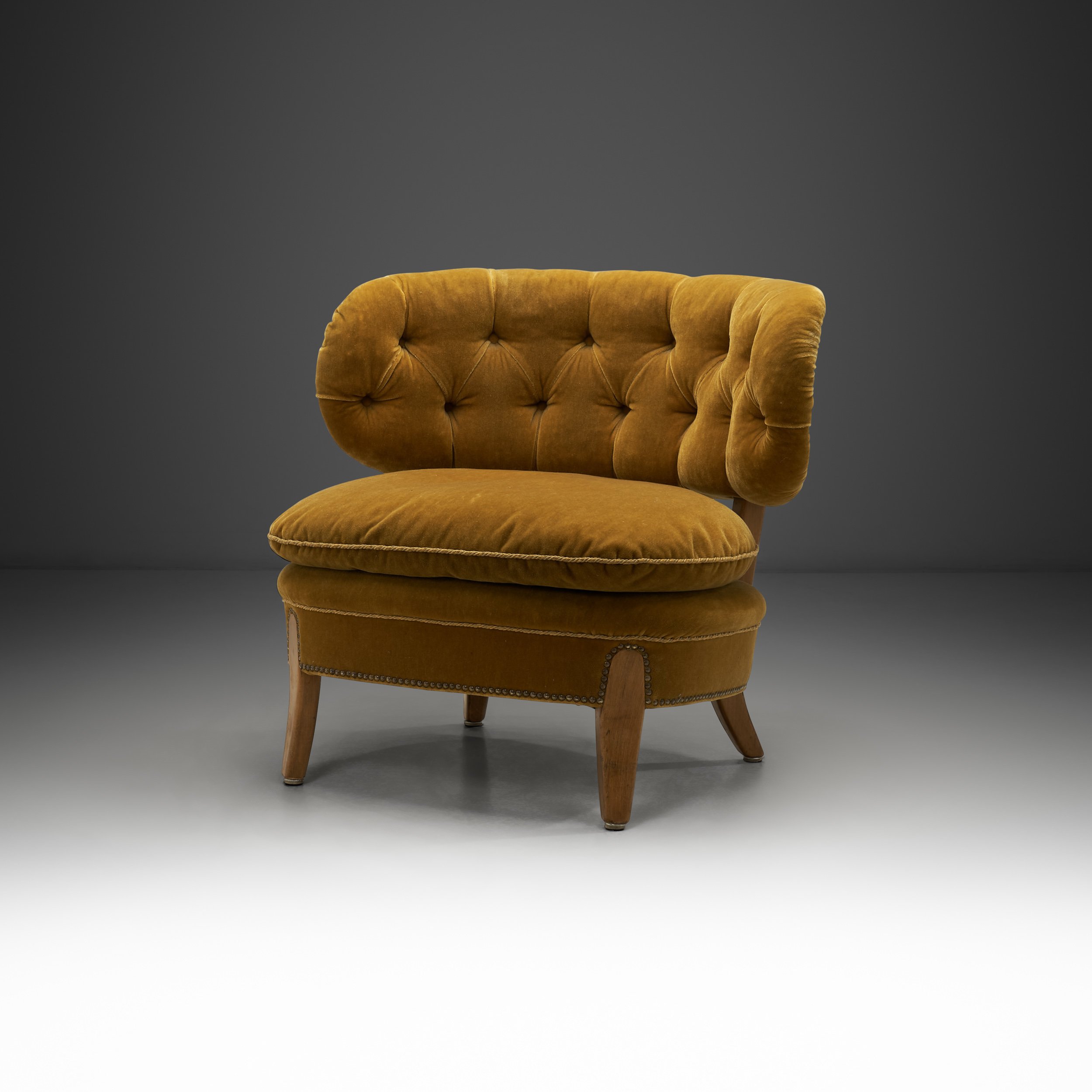 "Schulz" Lounge Chair by Otto Schulz for JIO Möbler, Sweden 1940s