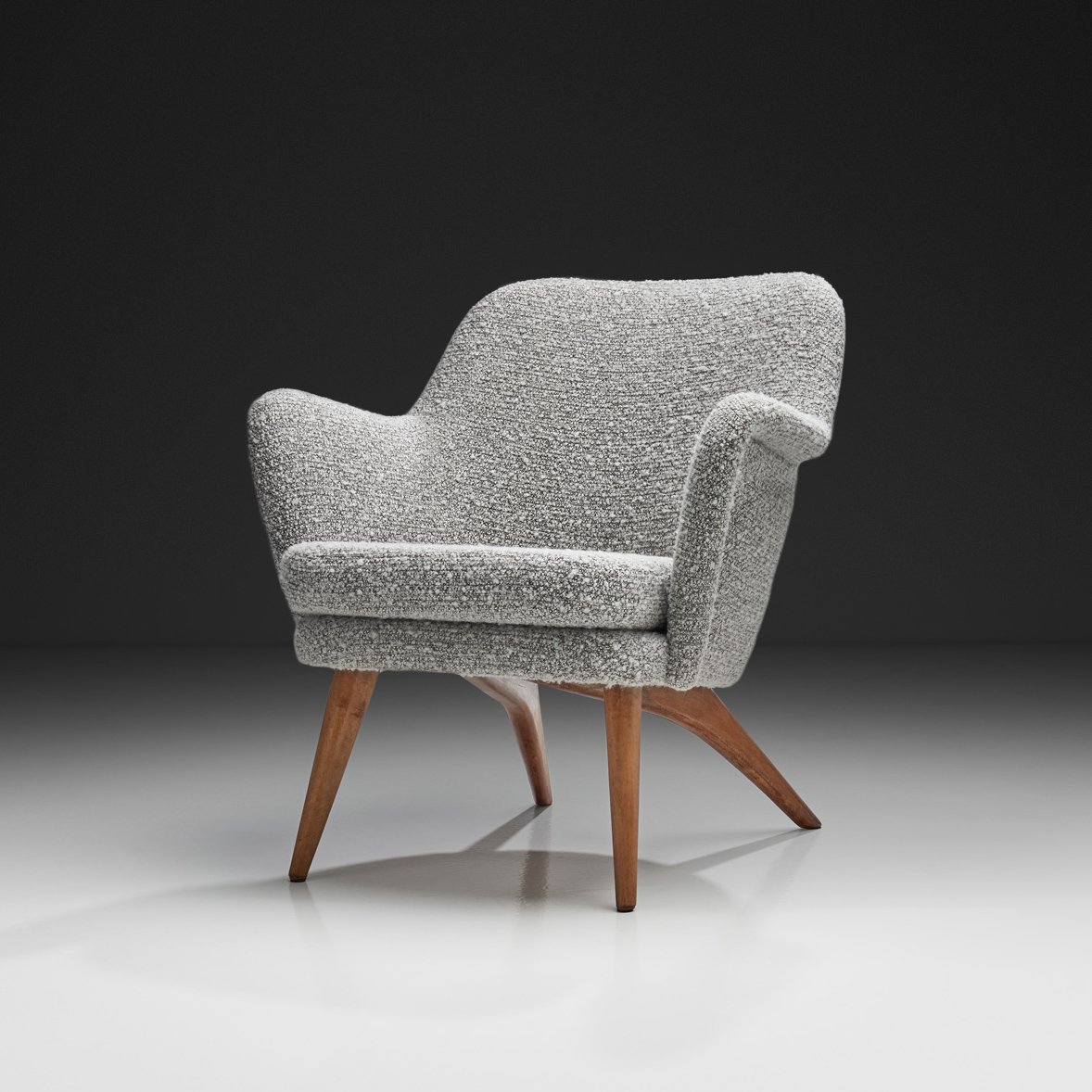 “Pedro” Armchair by Carl Gustaf Hiort af Ornäs for Puunveisto Oy, Finland 1950s