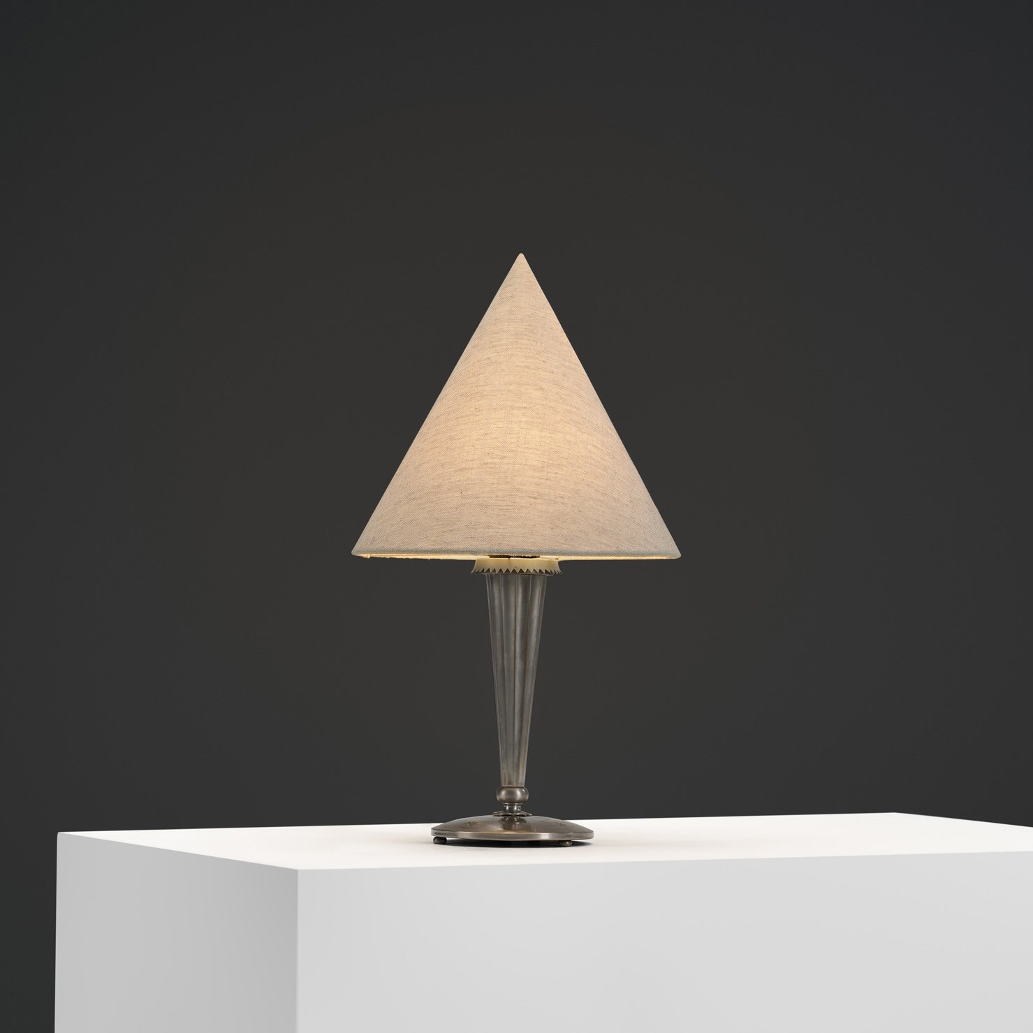 Harald Notini Model "6913" Table Lamp for Böhlmarks, Sweden 1920s