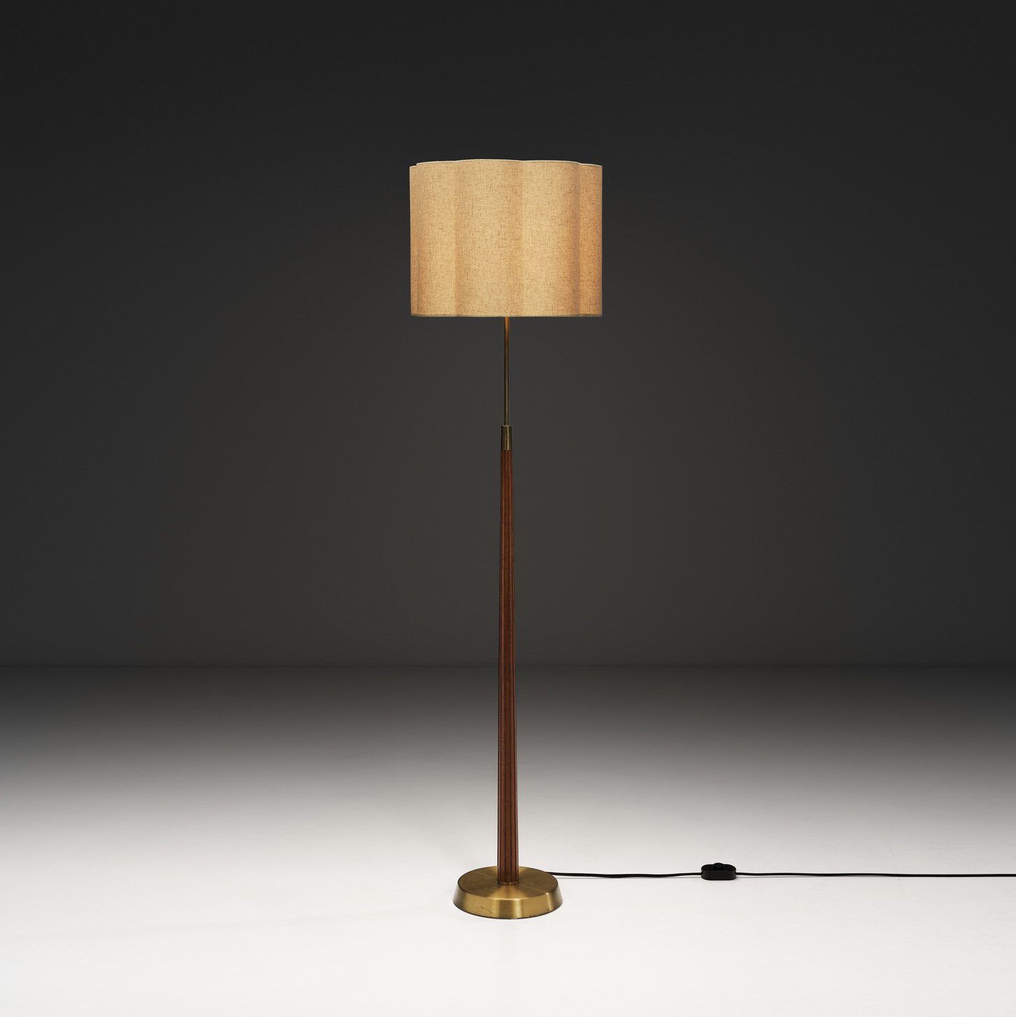 Model "741140-1" Floor Lamp by Hans Bergström for ASEA, Sweden Mid-20th Century