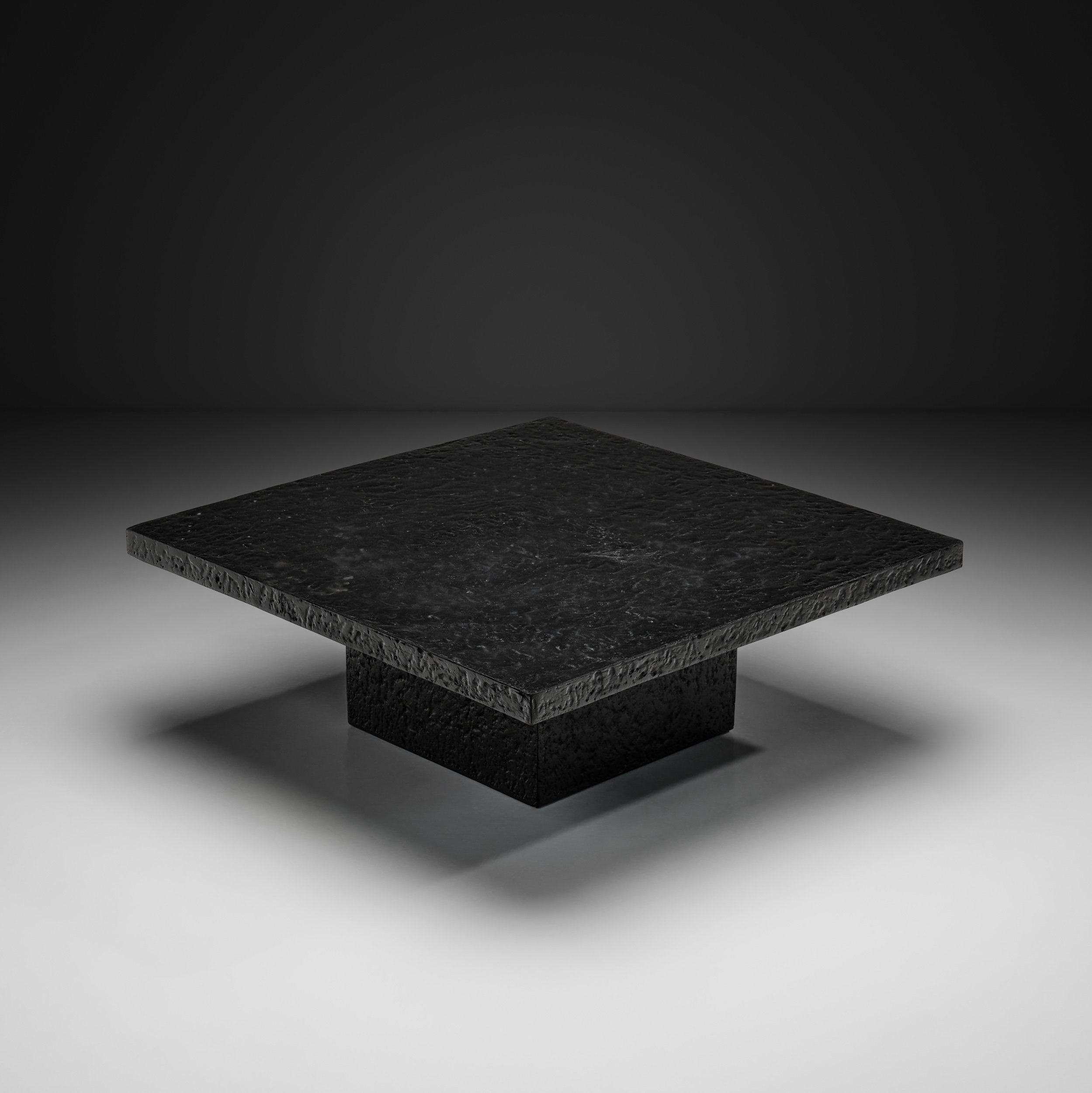 Brutalist Polychrome Coffee Table, Europe 1970s