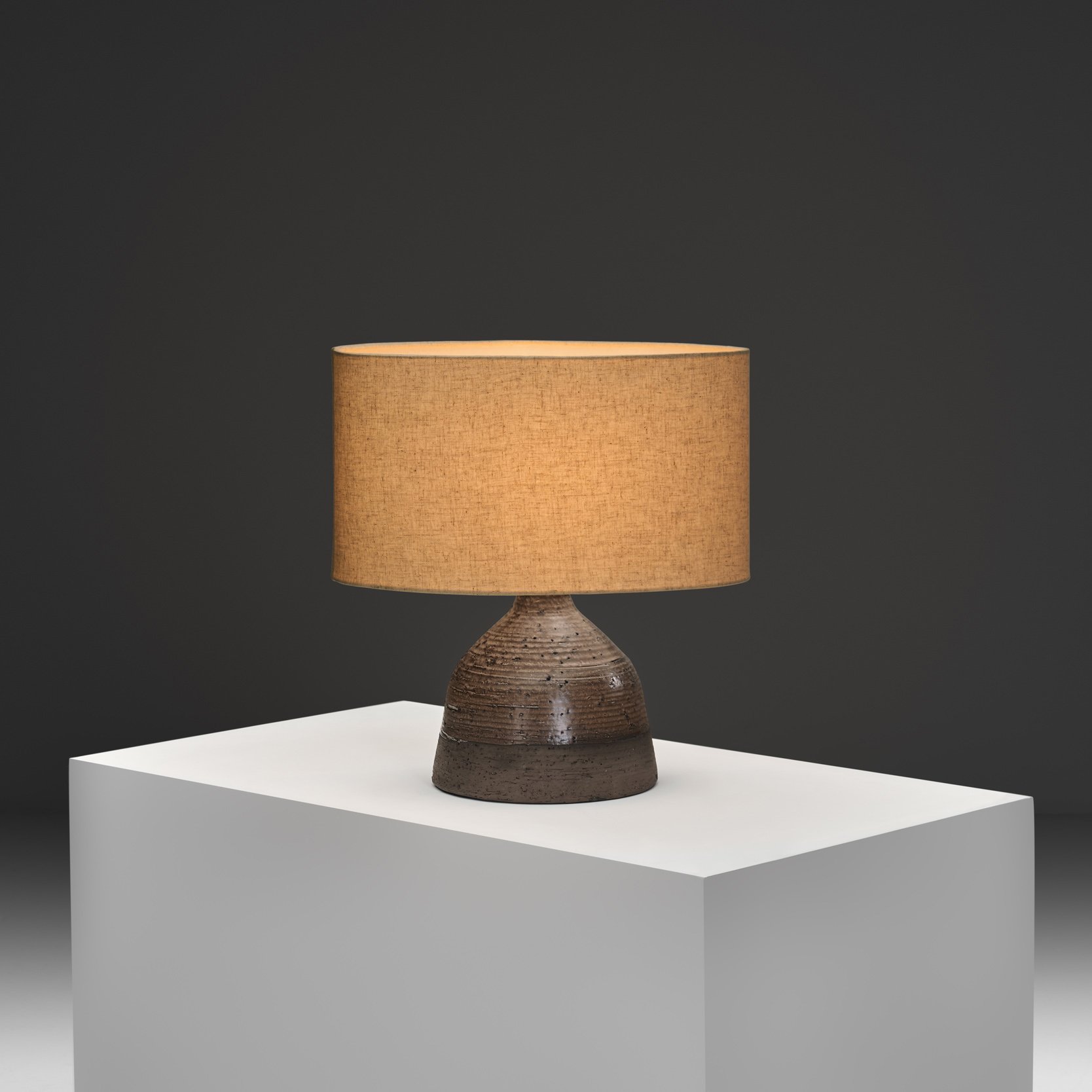 Model "378" Stoneware Table Lamp by Robert Bentsen, Denmark ca 1960s