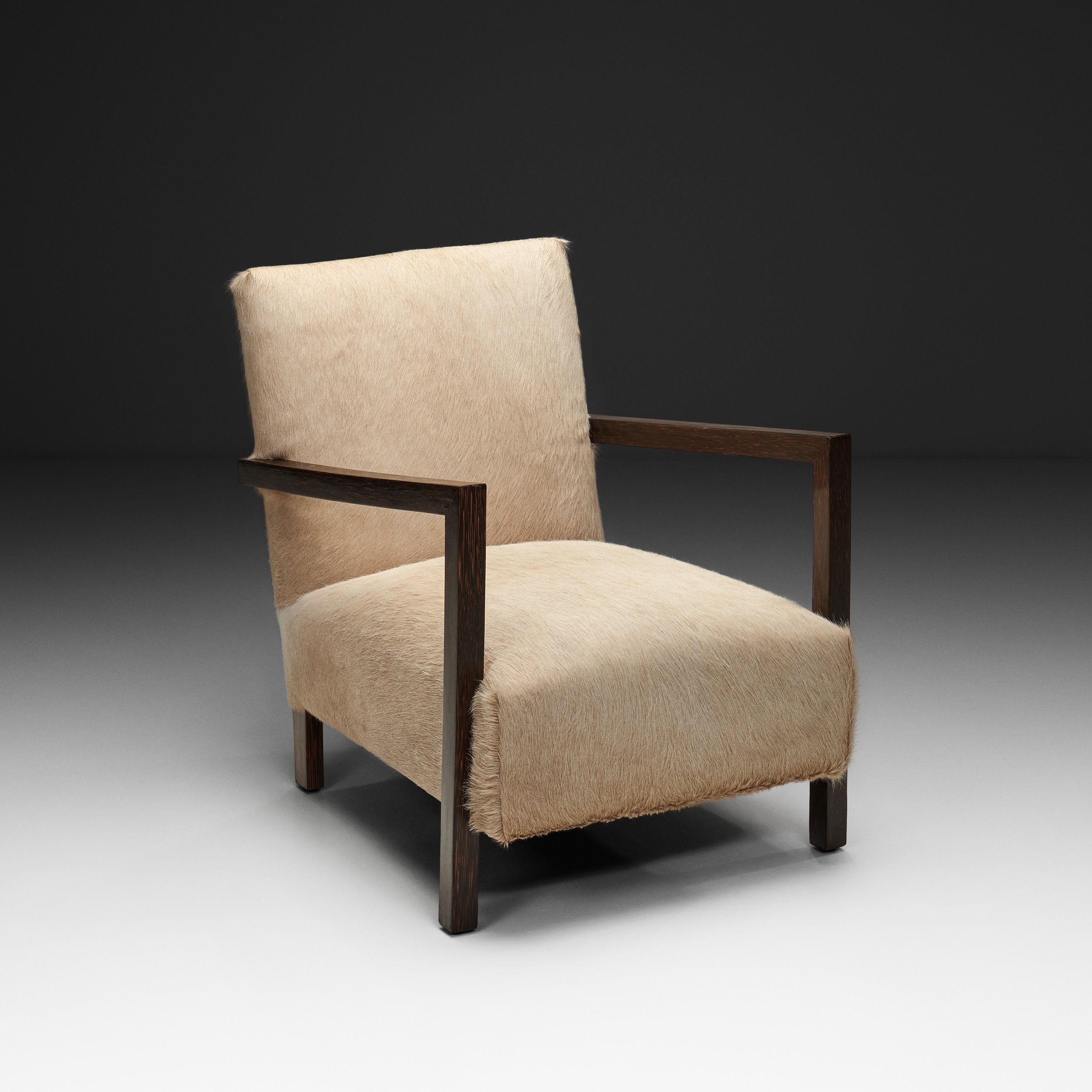 Upholstered Art Deco Armchair, Europe ca 1930s