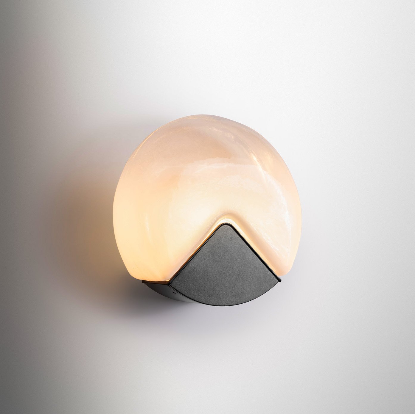 Vetri Murano Glass Wall Lamp by Roberto Pamio for Leucos, Italy, 1970s (sold)