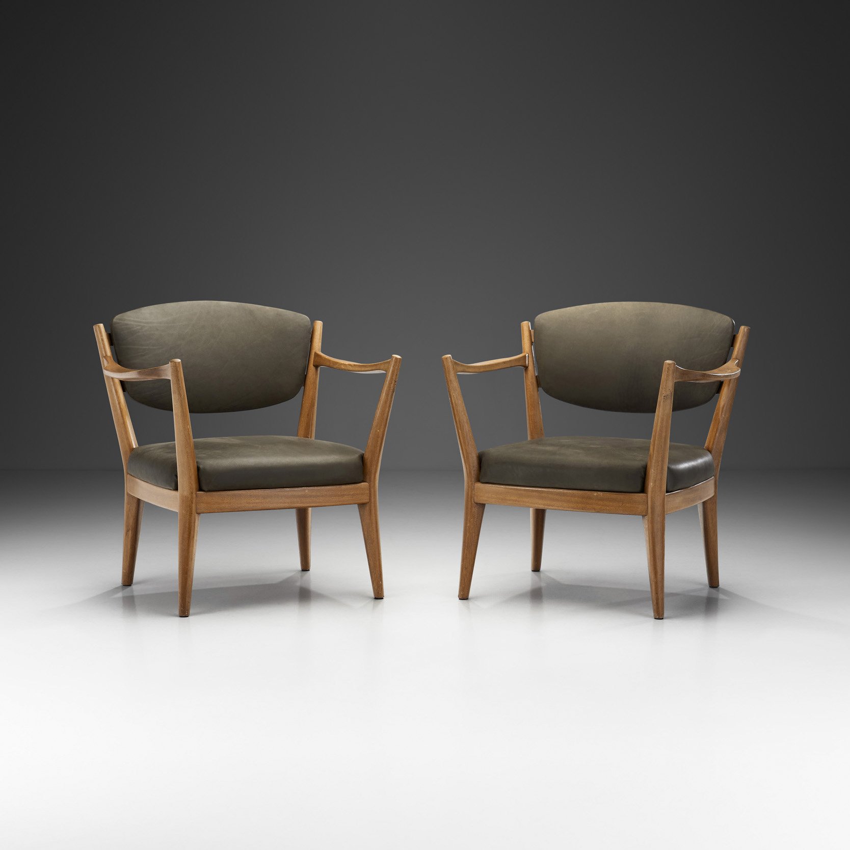 Adolf Relling & Frederik Kayser "Kaminstolen" for Arnestad Bruk, Norway 1940s