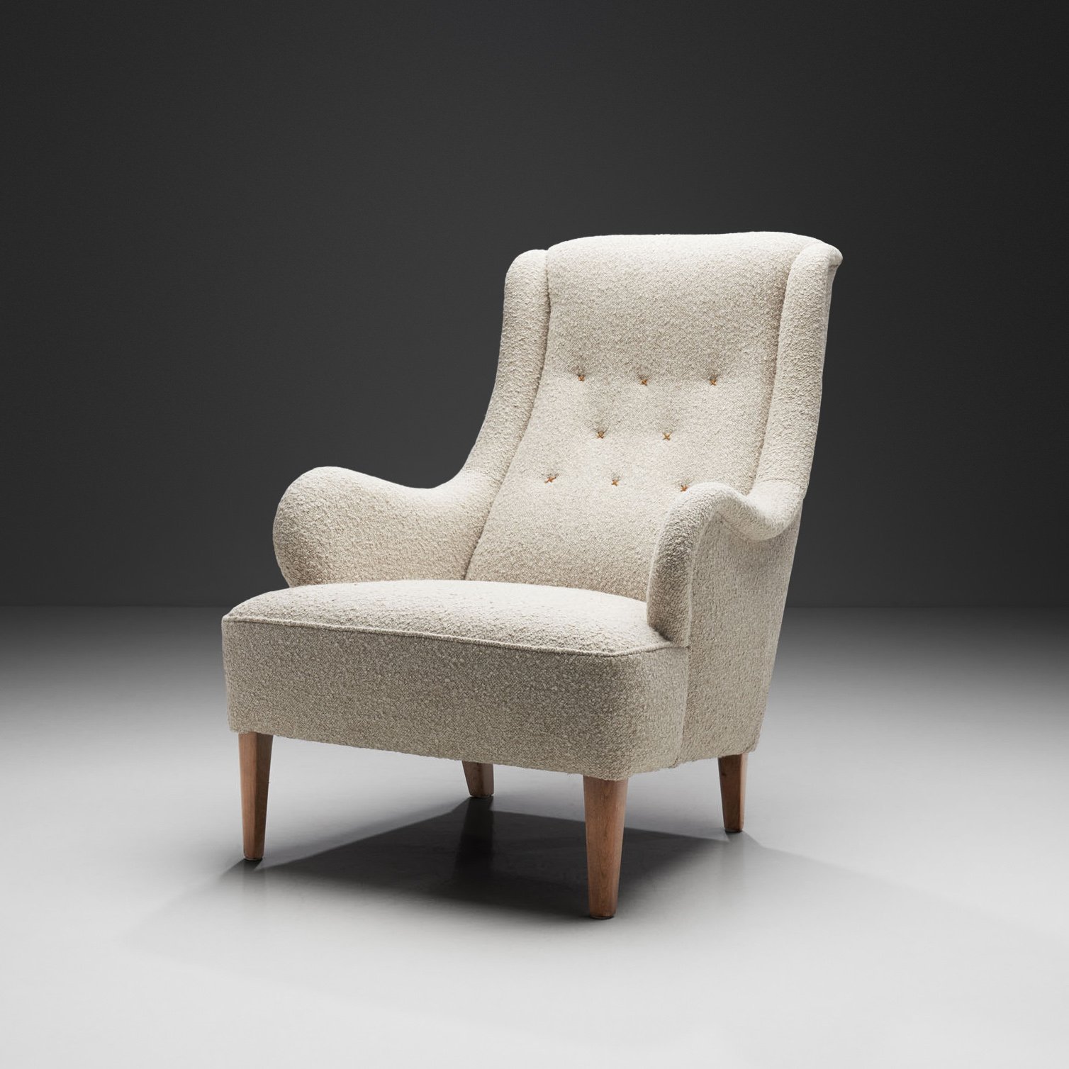 “Oskar” Armchair by Carl Malmsten for O.H. Sjögren, Sweden 1930s