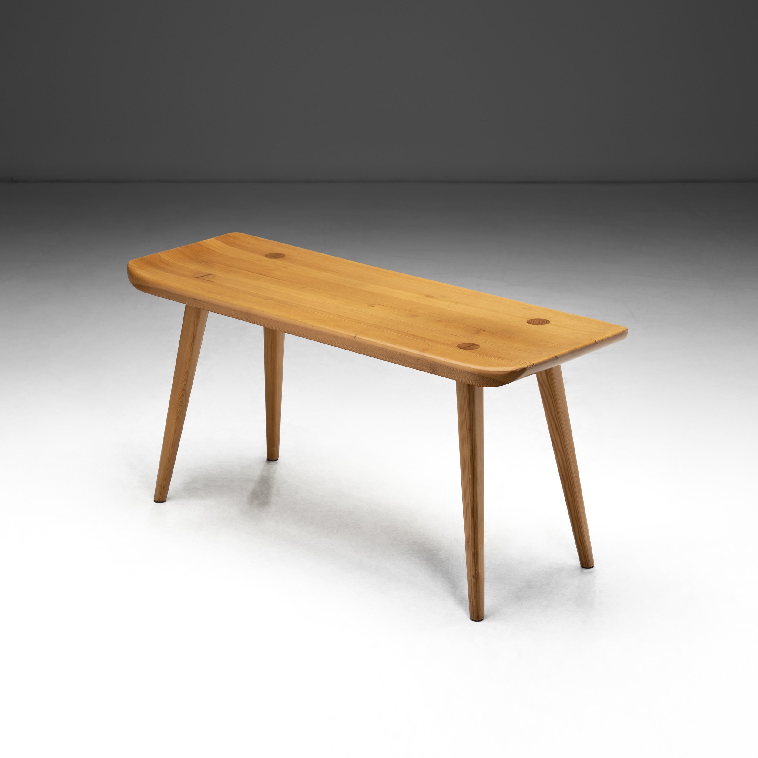 Carl Malmsten "Visingsö" Bench in Solid Pine, Sweden 1950s
