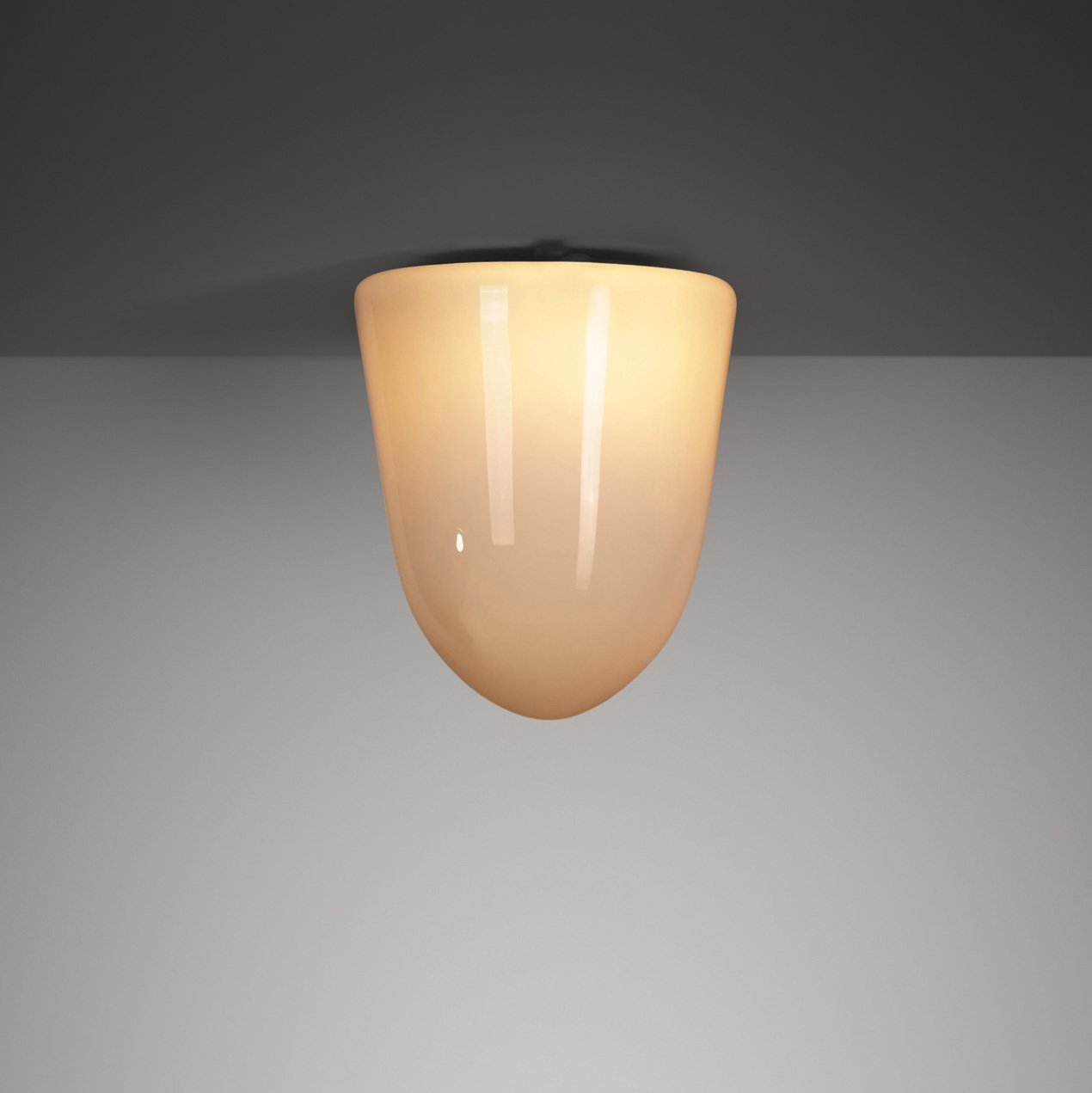 Model "80112" Opal Glass Flush Mount by Paavo Tynell for Idman, Finland 1930s (sold)