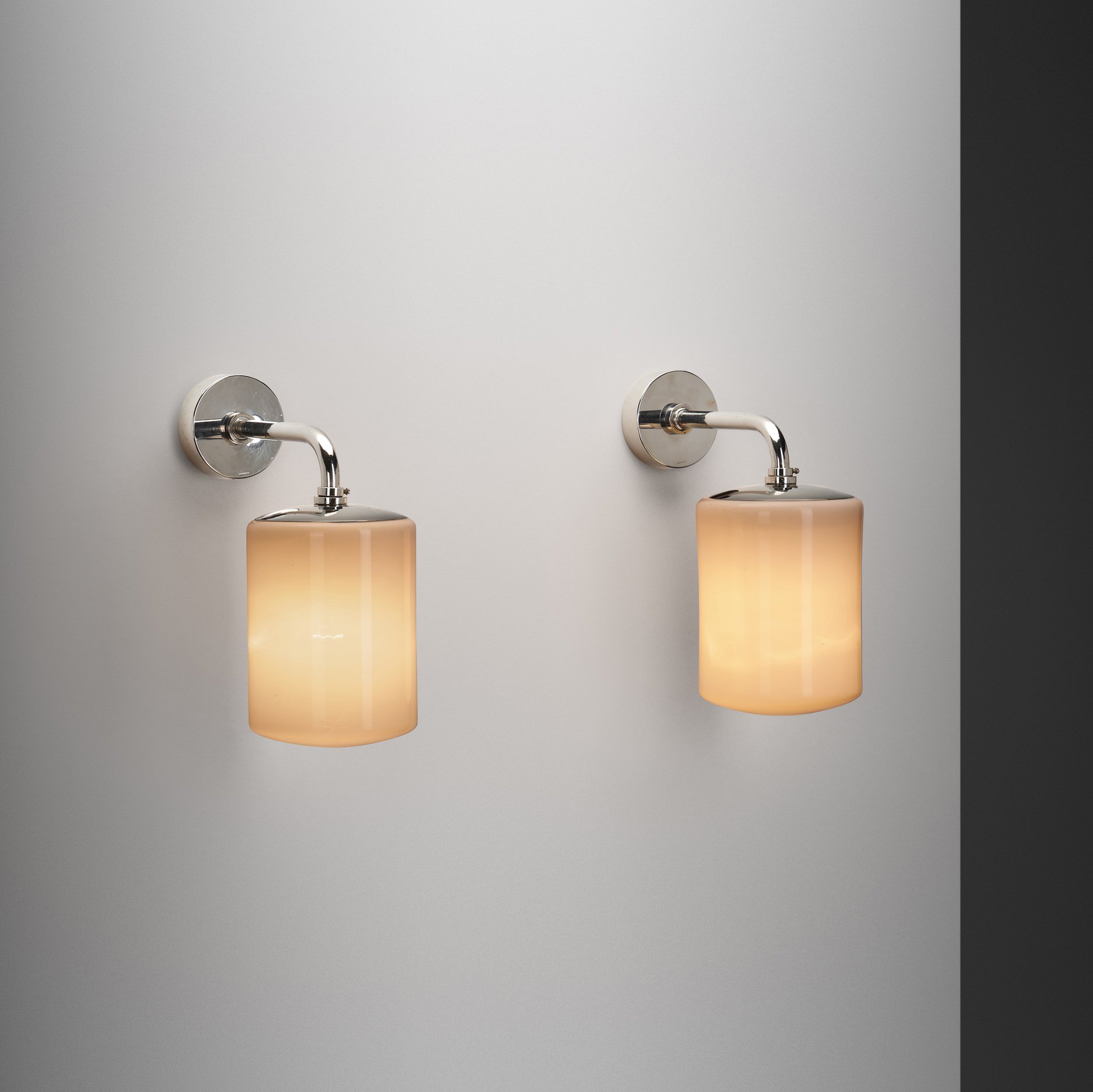 Pair of Model "7239" Wall Lights by Paavo Tynell for Taito, Finland 1930s