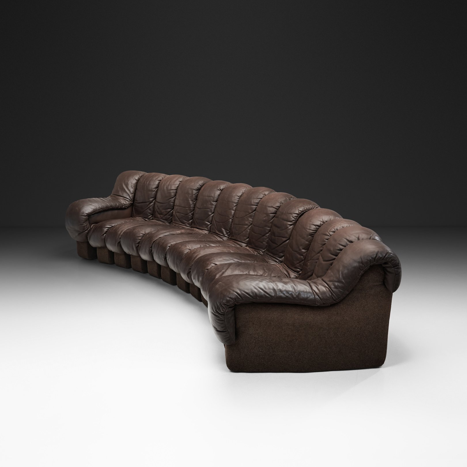 “DS-600” Snake Sofa by Ueli Berger, Eleonore Peduzzi Riva, Heinz Ulrich and Klaus Vogt for De Sede, Switzerland 1972